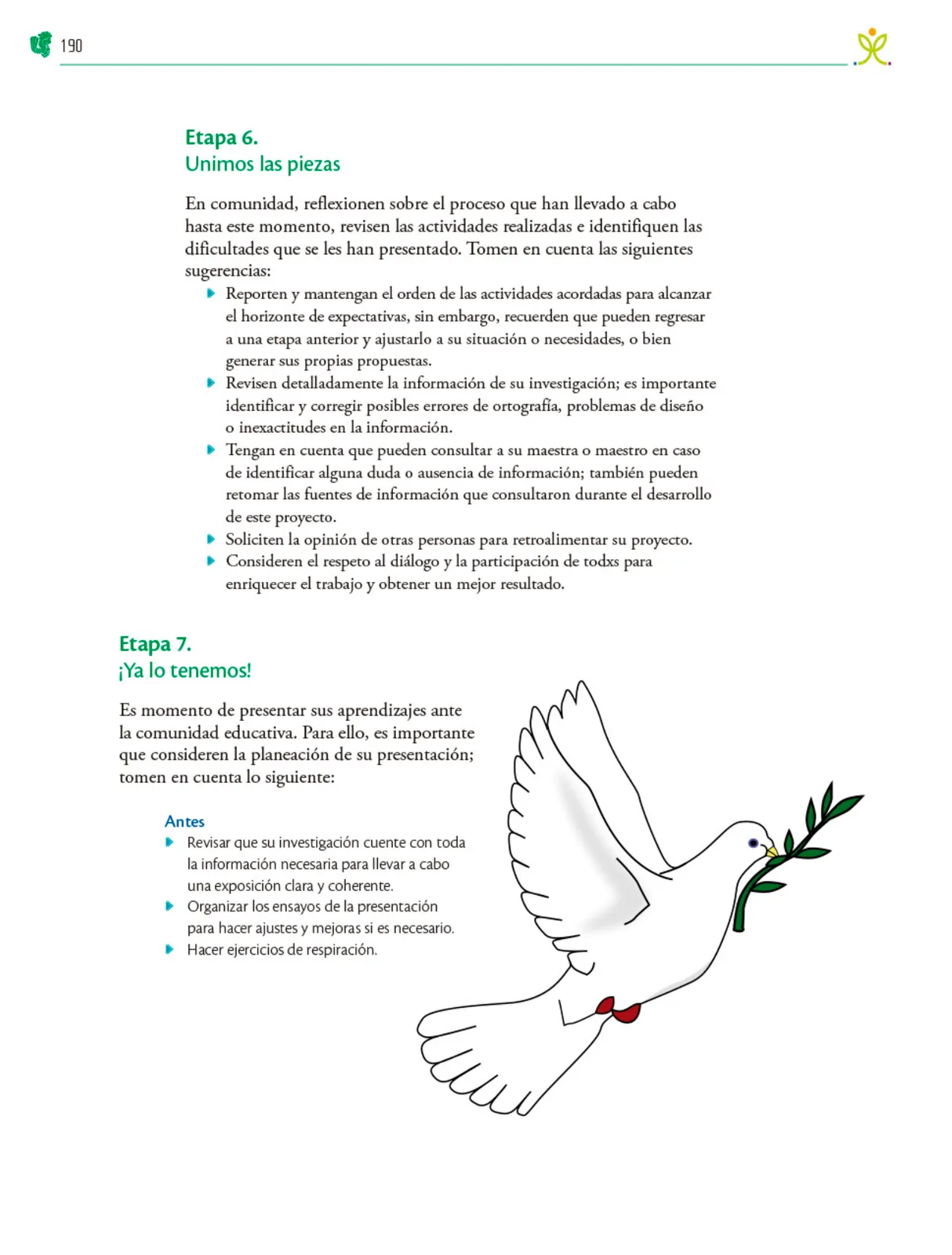 Miniatura página 191 de Colección Nanahuatzin. Nuestro libro de Proyectos.  Tomo III.  Libro de Educación Telesecundaria Grado 3°  Ciclo Escolar 2025 - 2026