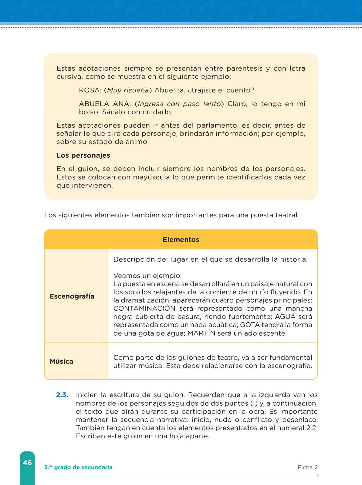 Miniatura página 48 de Fichas de aprendizaje de Comunicación 3 · 2024