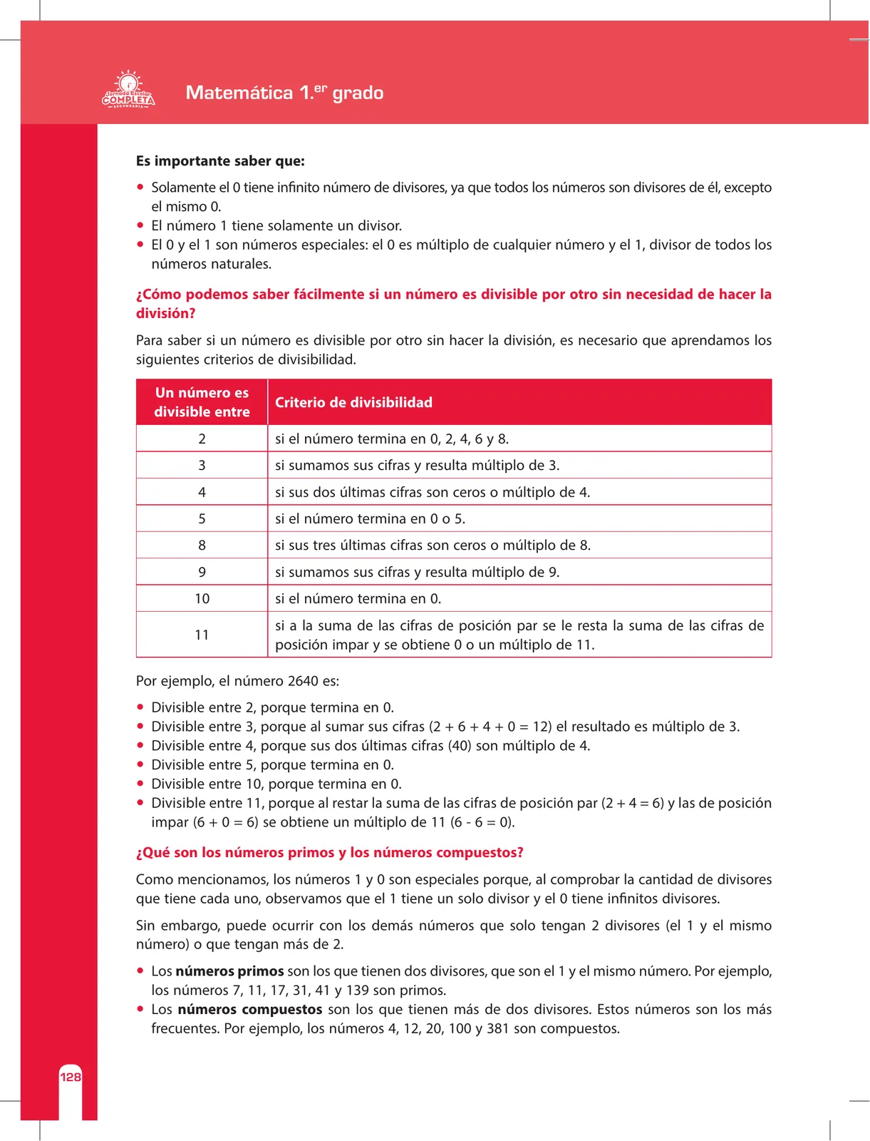 Página 128 de Matemática 1 : cuaderno de reforzamiento pedagógico - JEC · 2016