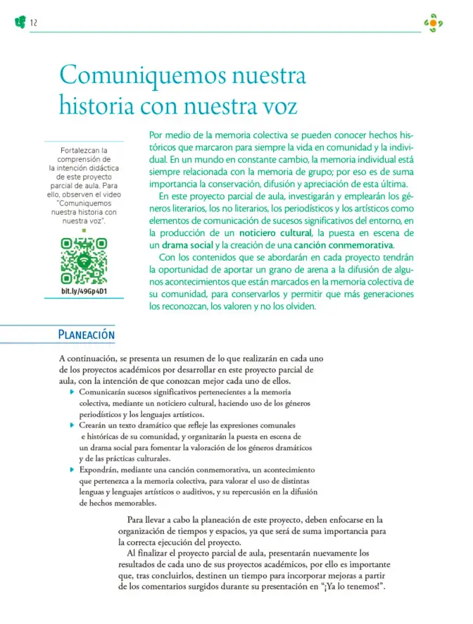 Página 13 de Colección Nanahuatzin. Nuestro libro de Proyectos. Tomo III. Libro de Educación Telesecundaria Grado 3° Ciclo Escolar 2025 - 2026