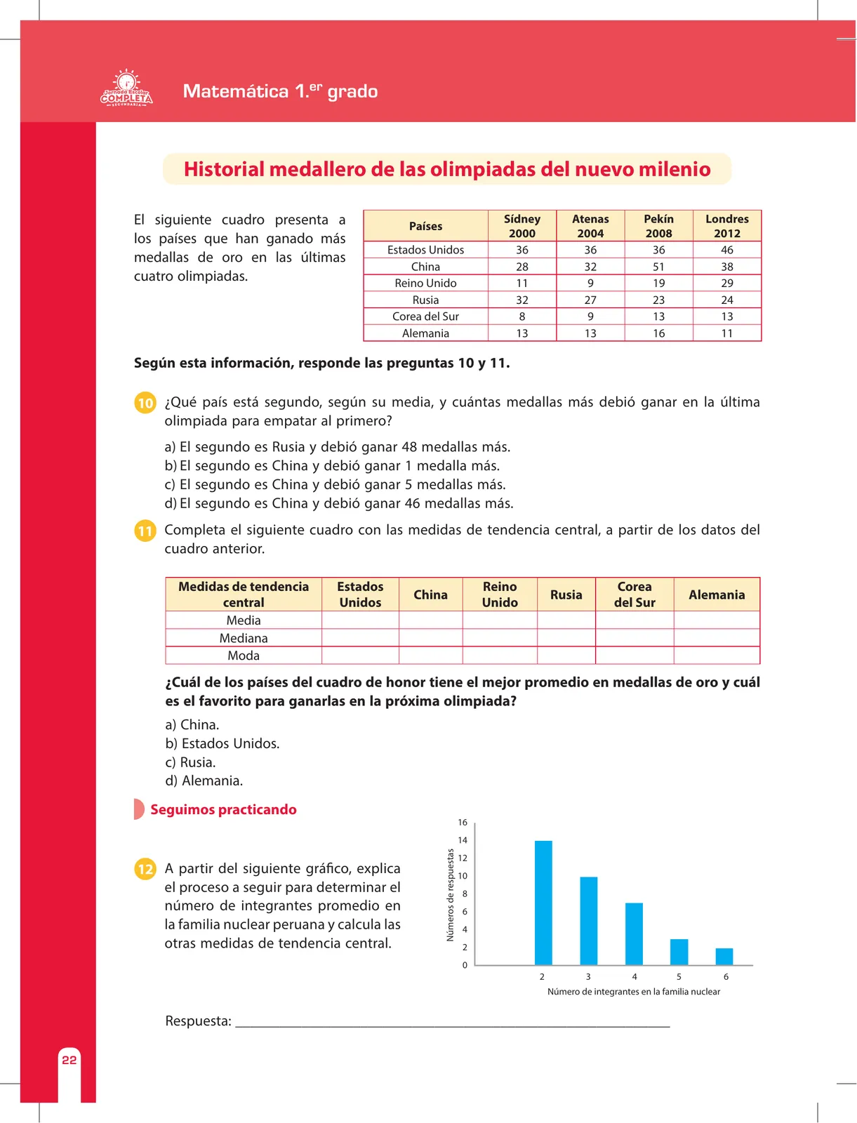 Miniatura página 22 de Matemática 1 : cuaderno de reforzamiento pedagógico - JEC · 2016