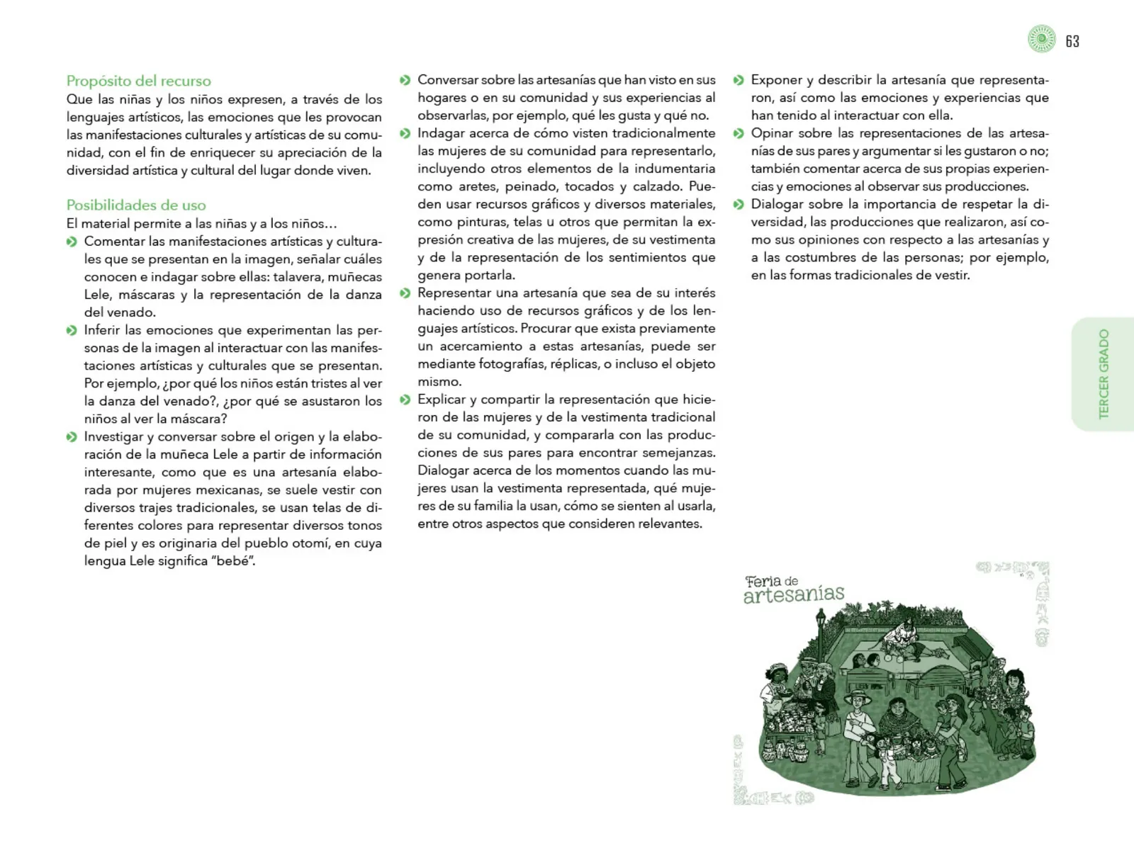 Página 64 de Posibilidades de trabajo para la acción transformadora y el codiseño. Ficheros. Fase 2 Libro de Educación Preescolar Grado 1°, 2°, 3° Ciclo Escolar 2025 - 2026