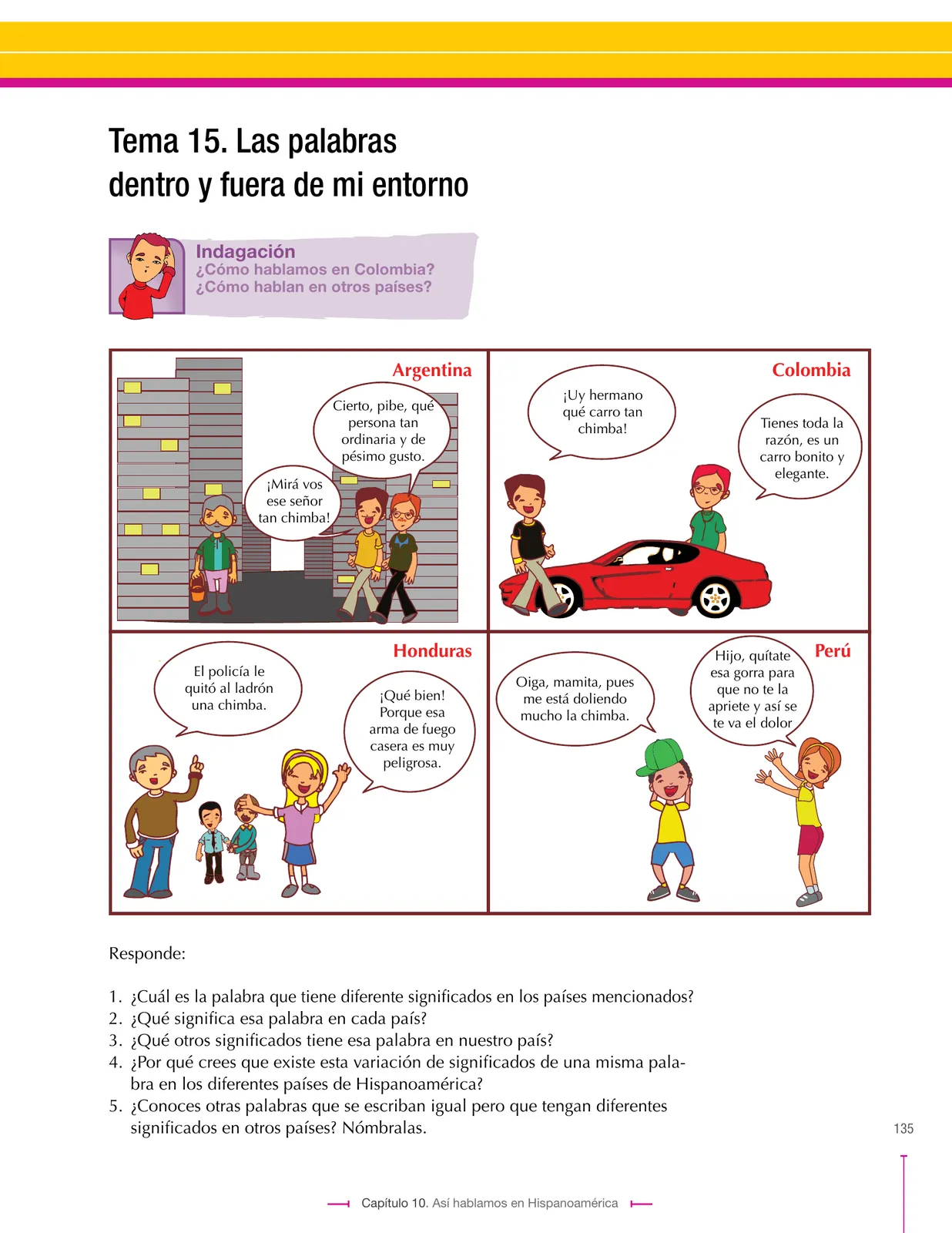 Miniatura página 135 de Lenguaje 8° · Secundaria Activa