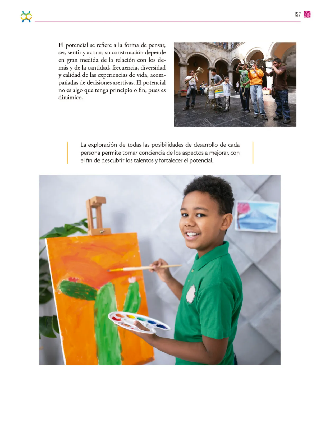 Página 158 de Colección Ximhai. De lo humano y lo comunitario.   Libro de Educación Secundaria Grado 1°  Ciclo Escolar 2025 - 2026