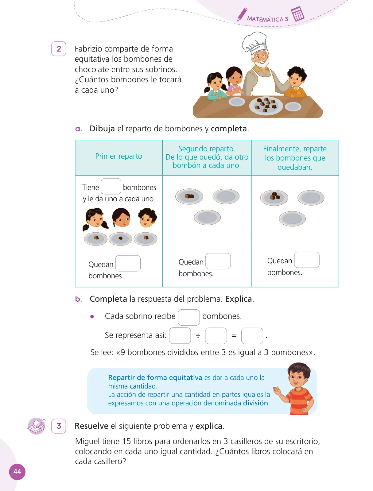 Miniatura página 46 de Cuadernillo de Matemática 3, tercer grado de Primaria · 2023