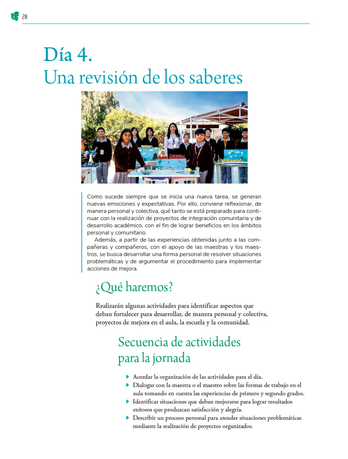 Miniatura página 29 de Colección Nanahuatzin. Nuestro libro de Proyectos. Tomo I.   Libro de Educación Telesecundaria Grado 3°  Ciclo Escolar 2025 - 2026