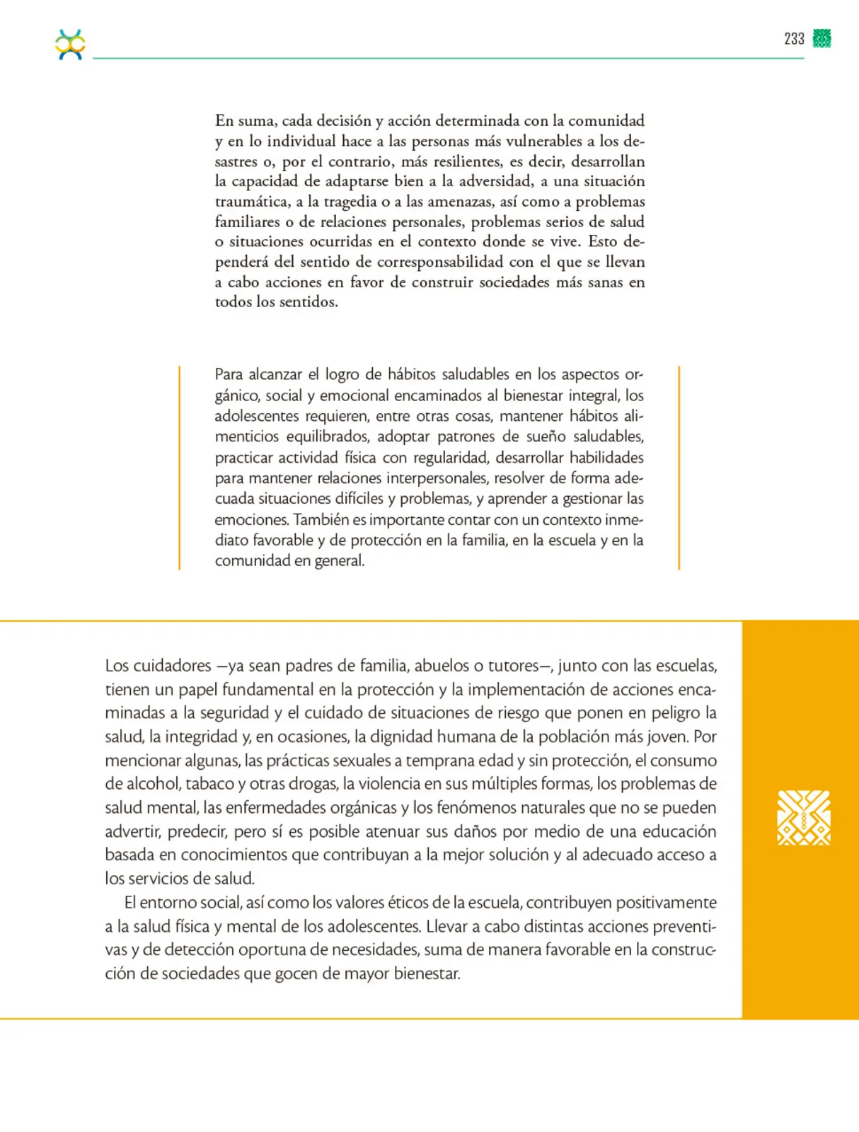 Página 234 de Colección Sk´asolil. De lo humano y lo comunitario. Libro de Educación Telesecundaria Grado 2° Ciclo Escolar 2025 - 2026