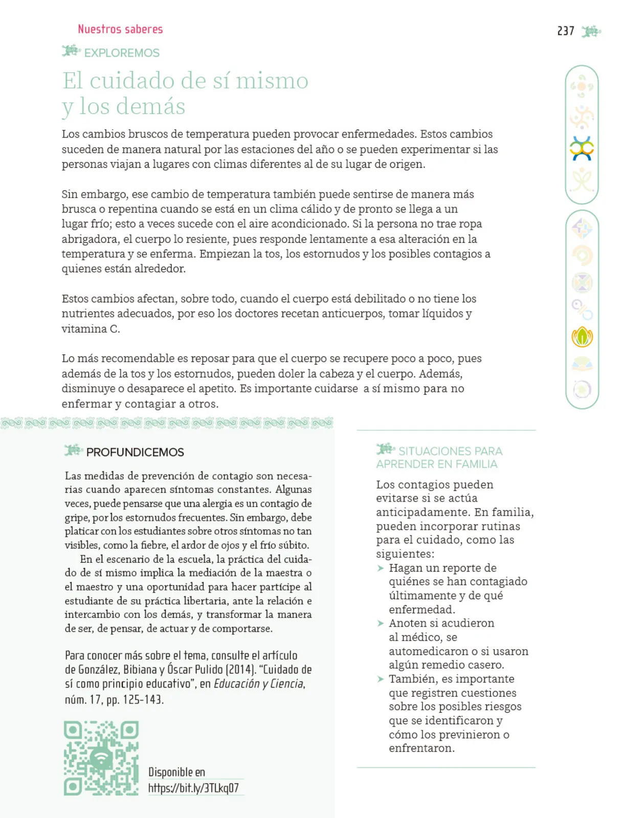 Página 238 de Nuestros saberes: Libro para alumnos, maestros y familia. Libro de Educación Primaria Grado 5° Ciclo Escolar 2025 - 2026