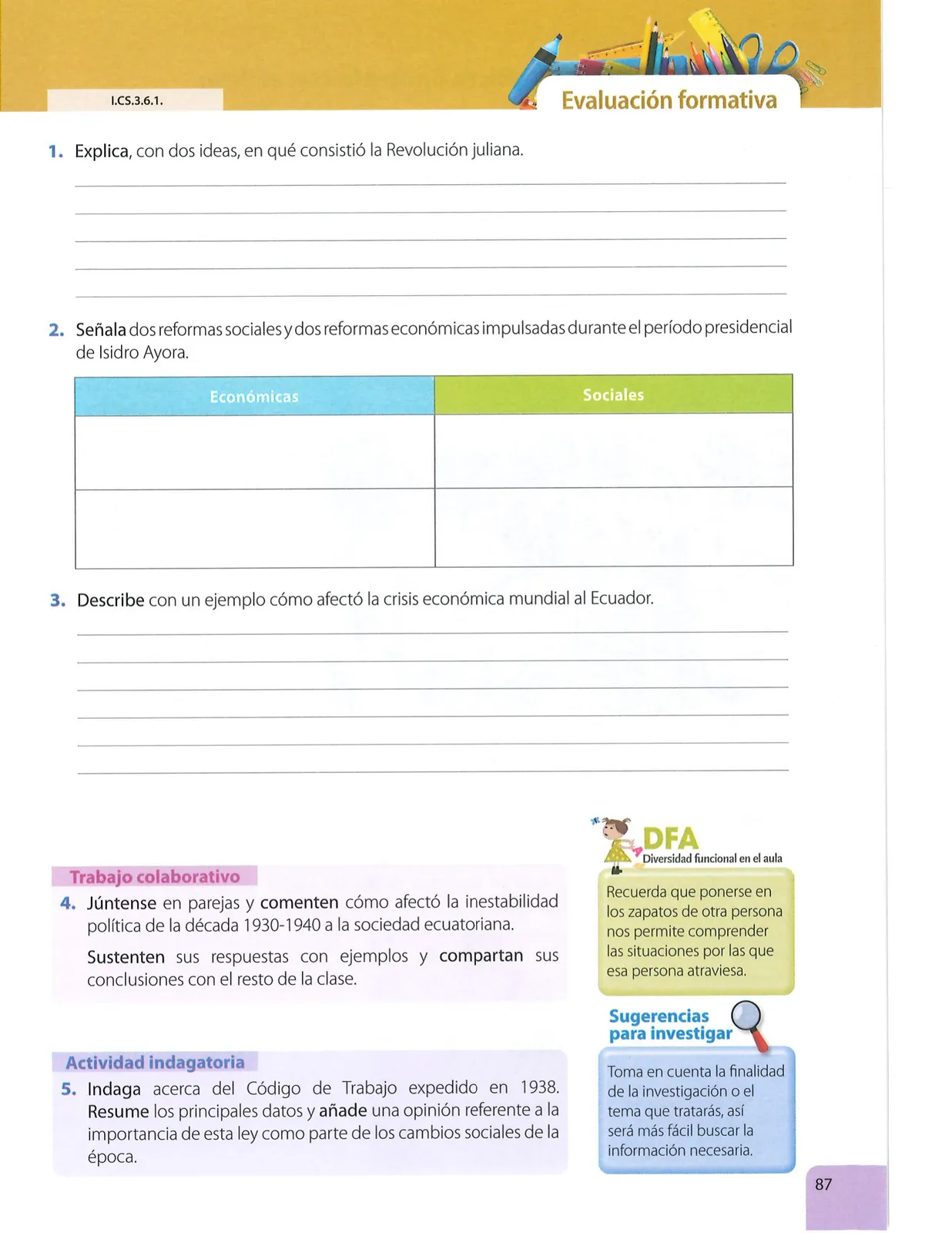 Página 88 de Estudios Sociales · 7 EGB · 2024