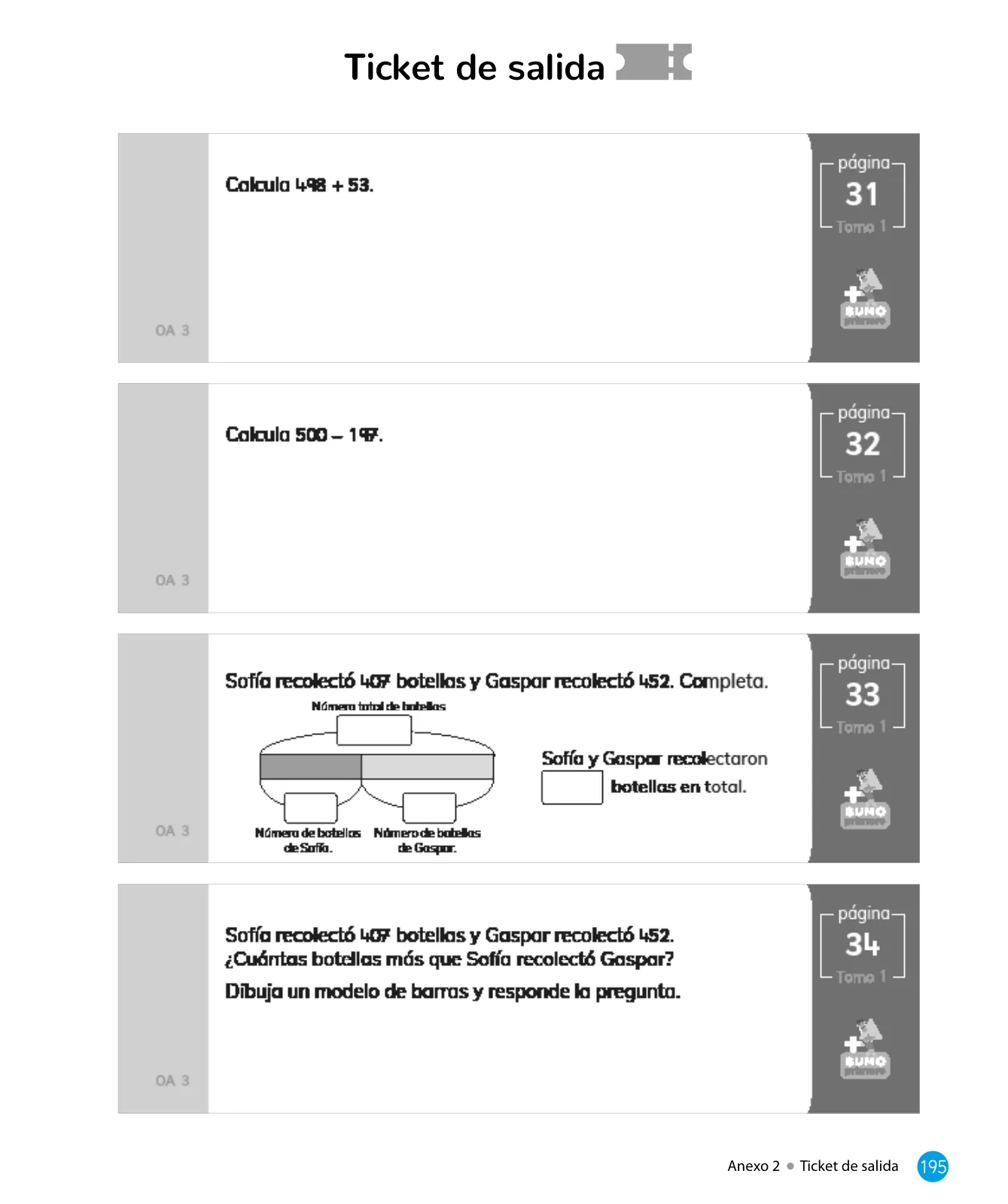 Página 197 de Sumo Primero – Cuarto Básico | Texto del Estudiante MINEDUC – Descargar PDF · 2024