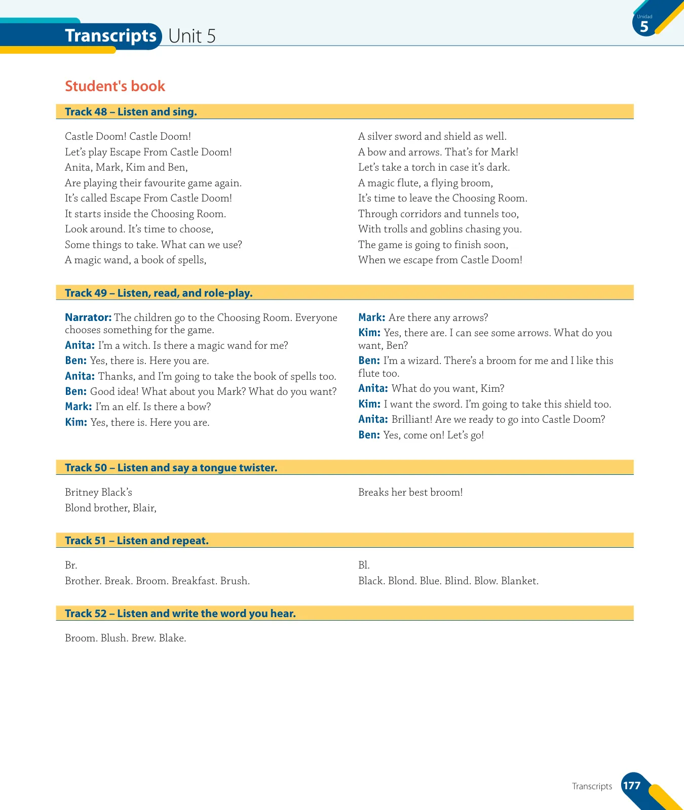 Página 41 de Inglés – Quinto Básico | Texto del Estudiante MINEDUC – Descargar PDF · 2024