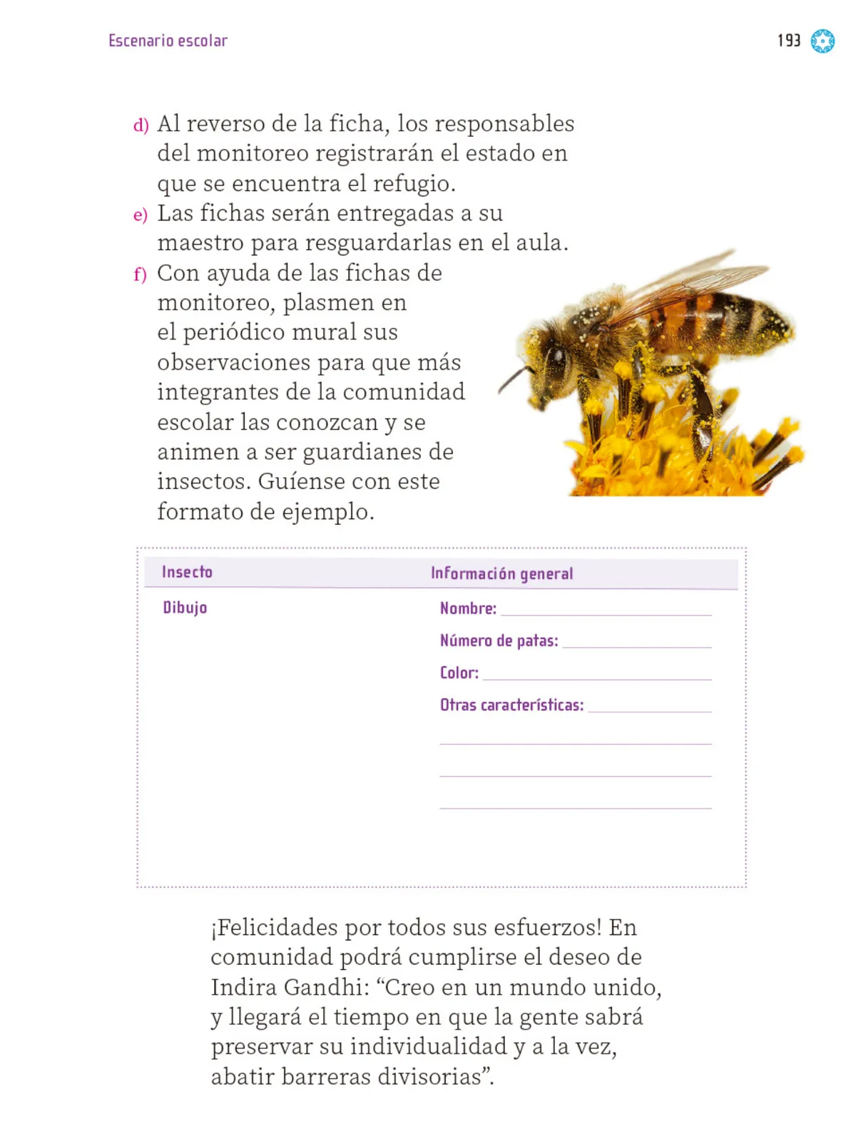 Miniatura página 194 de Proyectos Escolares.   Libro de Educación Primaria Grado 1°  Ciclo Escolar 2025 - 2026