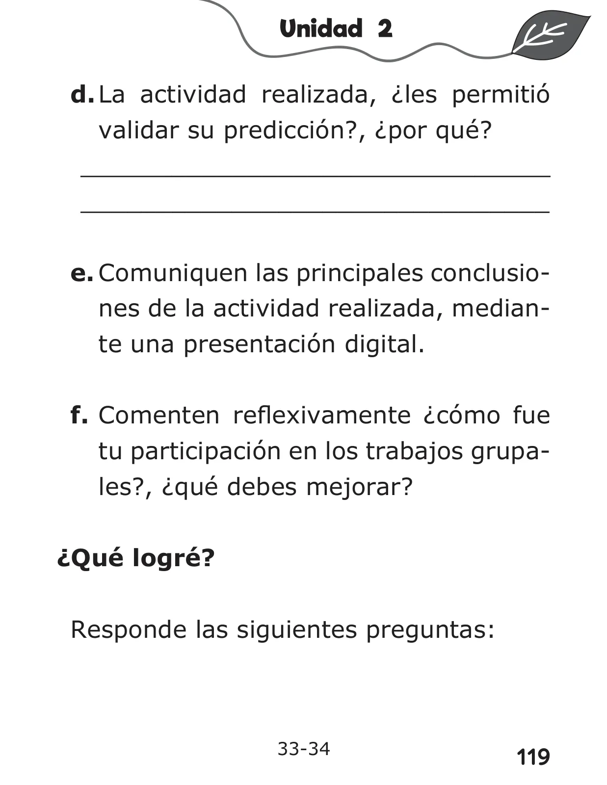 Página 119 de Libro de Ciencias Naturales – Quinto Básico | Texto del Estudiante MINEDUC – Descargar PDF · 2024