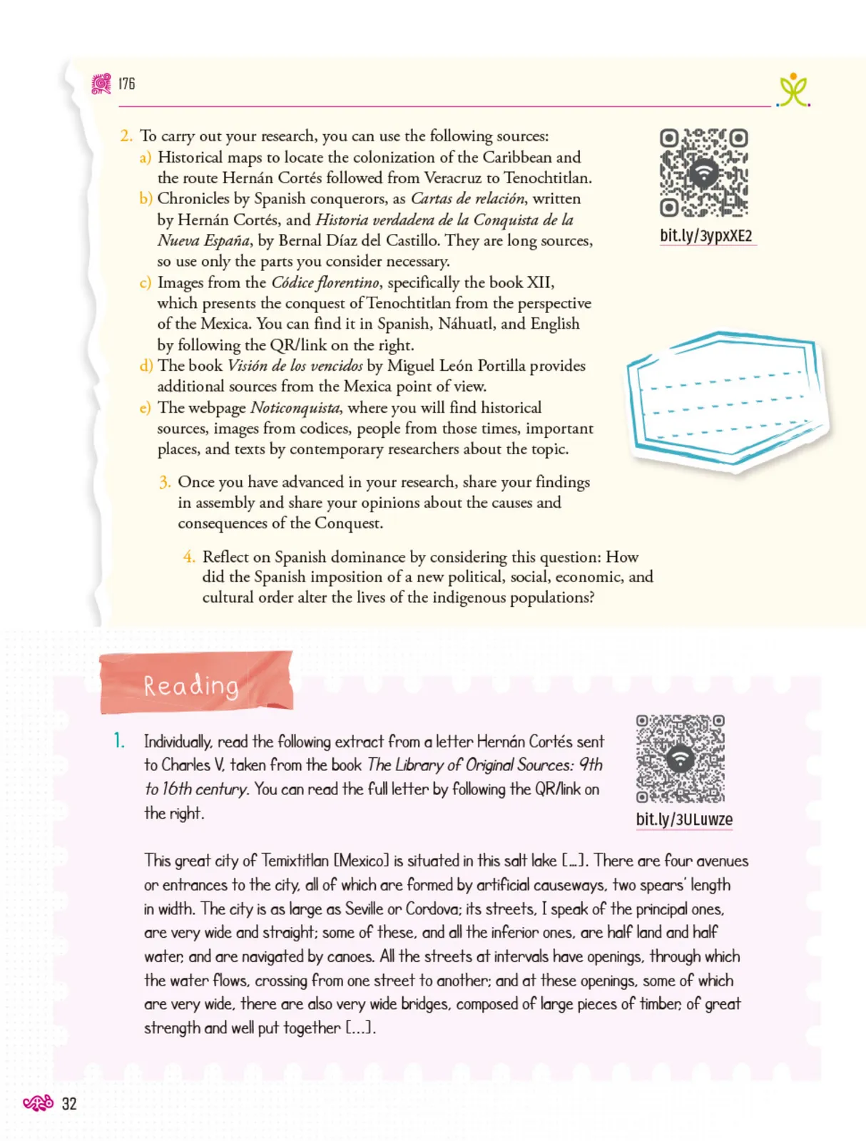 Miniatura página 33 de Uérakua anapu uantakua. Projects and Readings.  Libro de Educación Secundaria Grado 2°  Ciclo Escolar 2025 - 2026