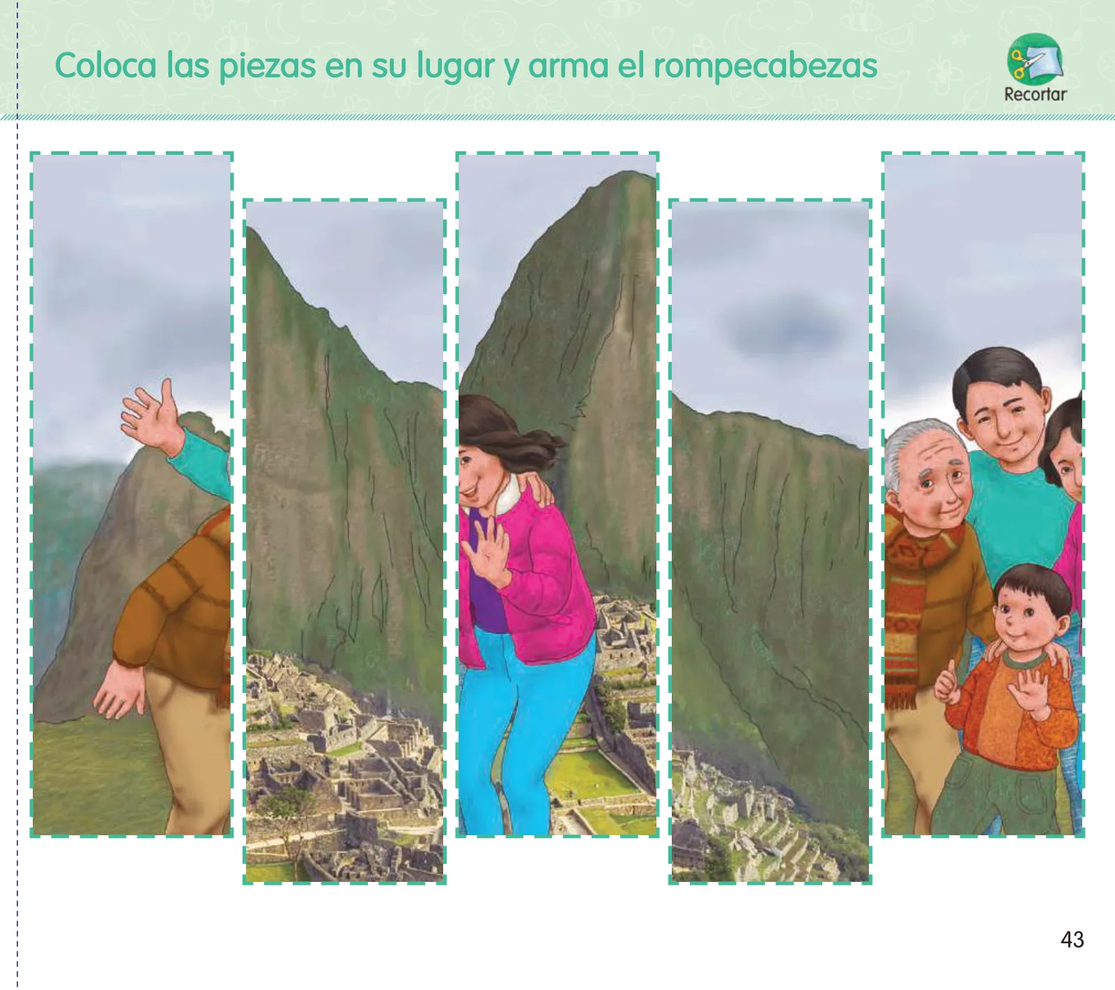 Página 45 de Crea, resuelve y aprende. Material impreso para niñas y niños de 4 años · 2024