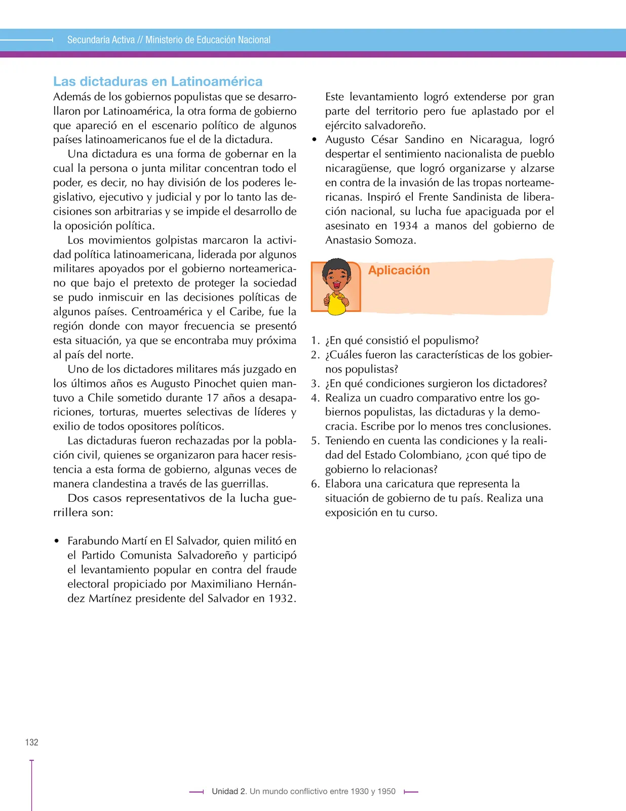 Miniatura página 132 de Ciencias Sociales 9° · Secundaria Activa