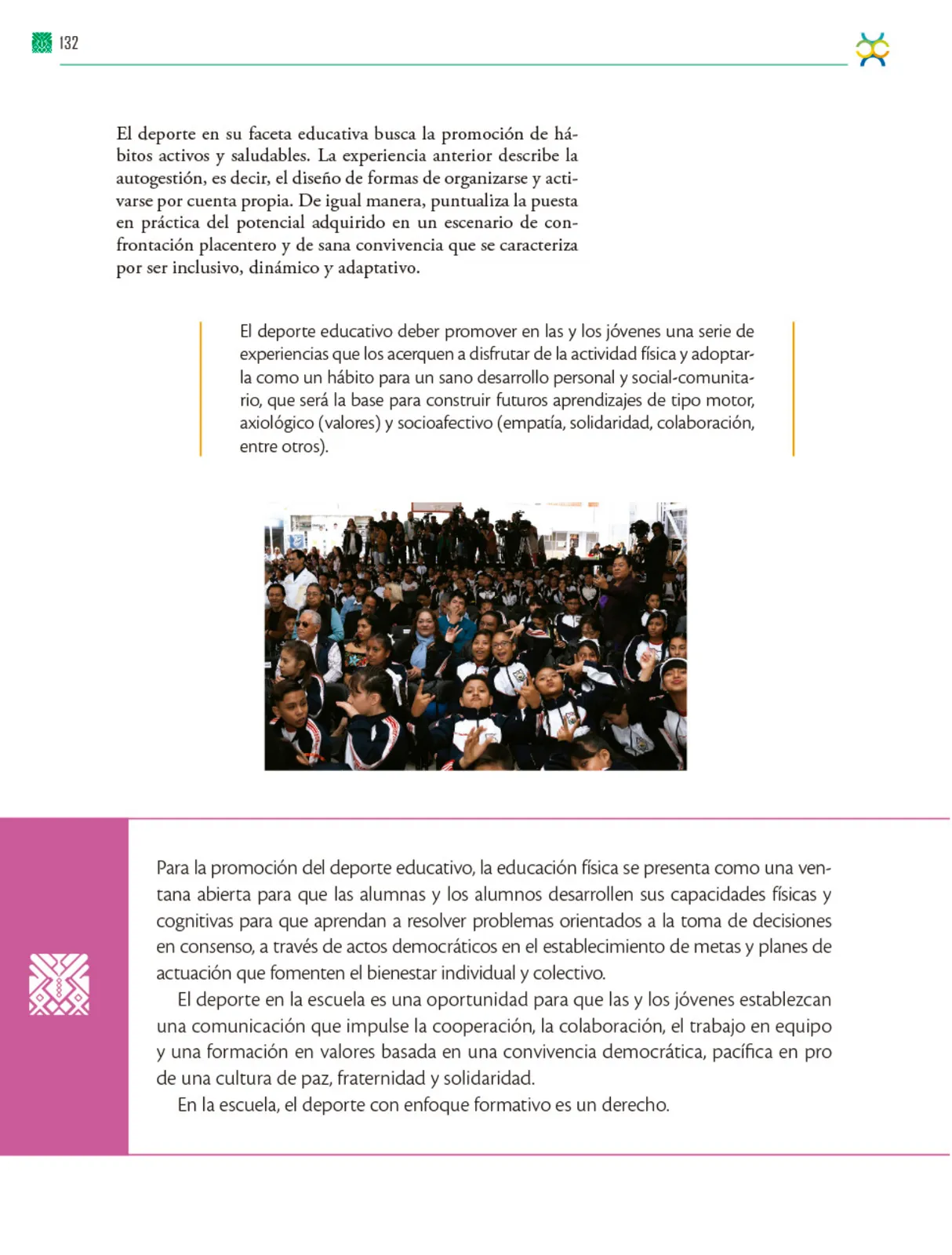 Miniatura página 133 de Colección Ximhai. De lo humano y lo comunitario.   Libro de Educación Telesecundaria Grado 1°  Ciclo Escolar 2025 - 2026