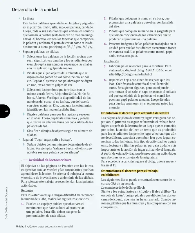 Página 55 de Lenguaje y Comunicación – Primero Básico | Texto del Estudiante MINEDUC – Descargar PDF · 2024