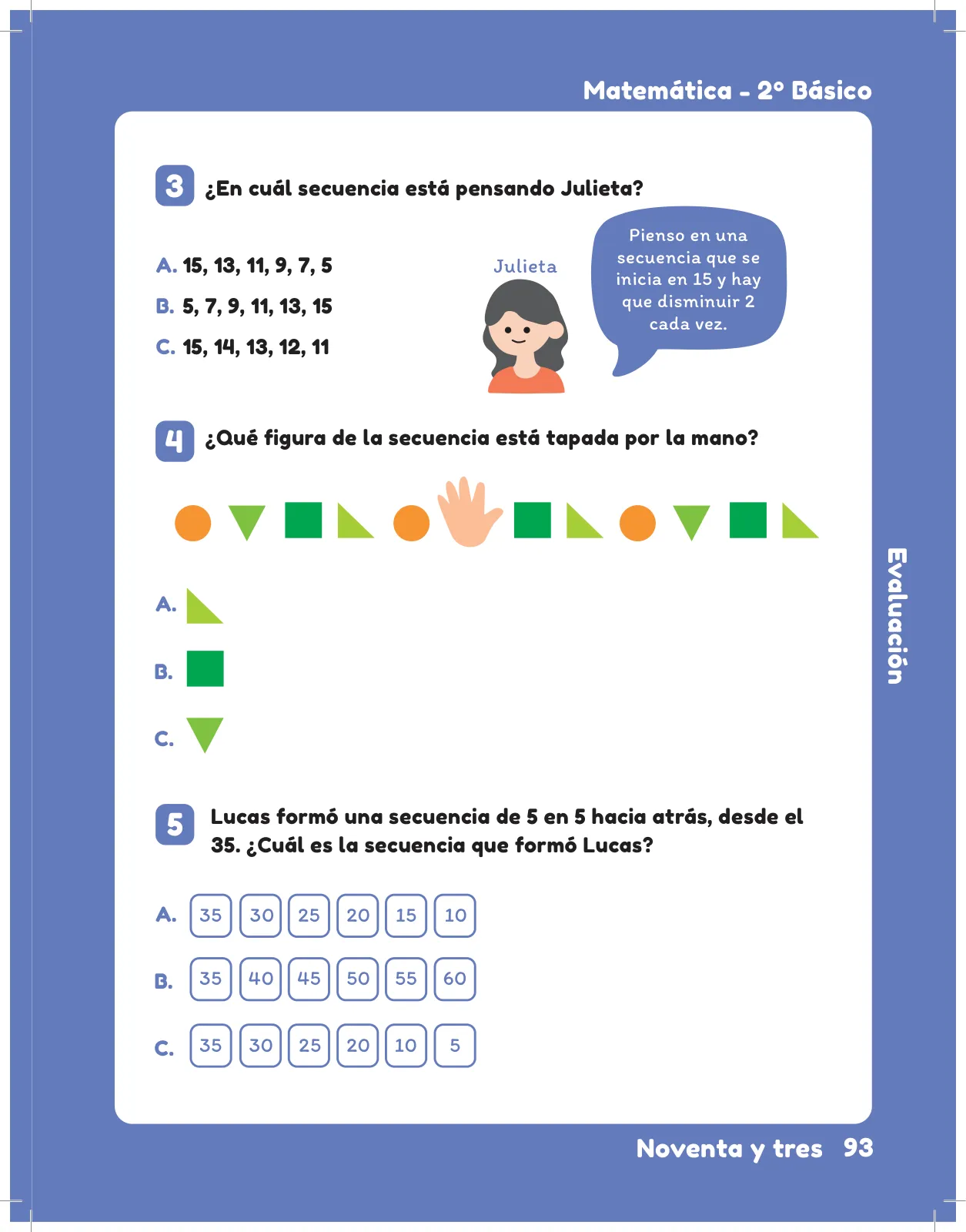 Miniatura página 95 de Sumo Primero – Segundo Básico | Texto del Estudiante MINEDUC – Descargar PDF · 2024