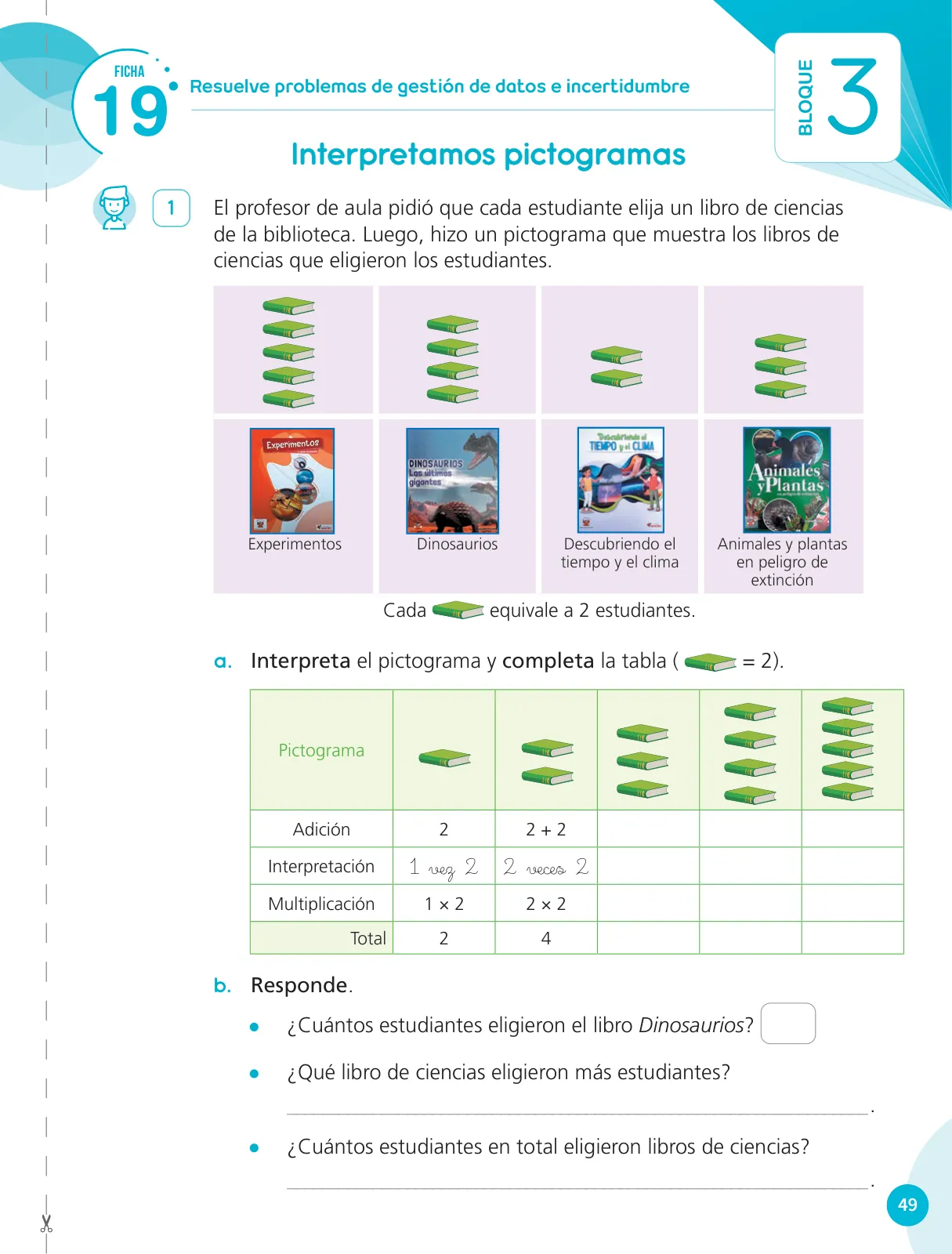 Miniatura página 51 de Cuadernillo de Matemática 3, tercer grado de Primaria · 2023