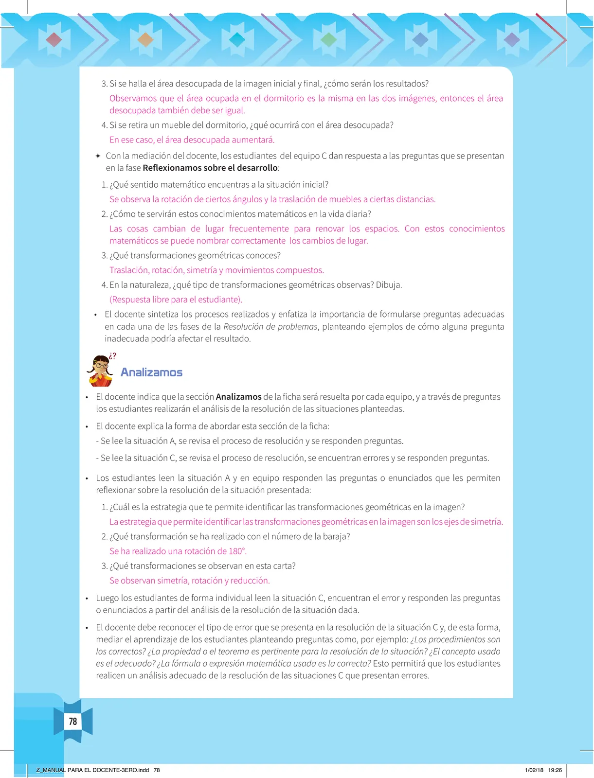 Página 80 de Resolvamos problemas 3 : manual para el docente 2018 · 2018