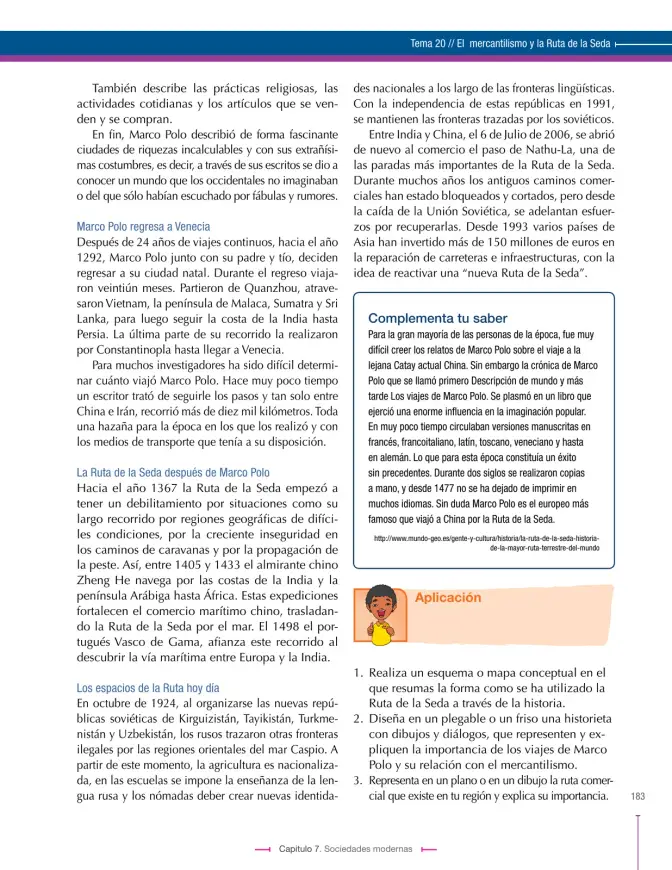 Página 183 de Ciencias Sociales 7° · Secundaria Activa