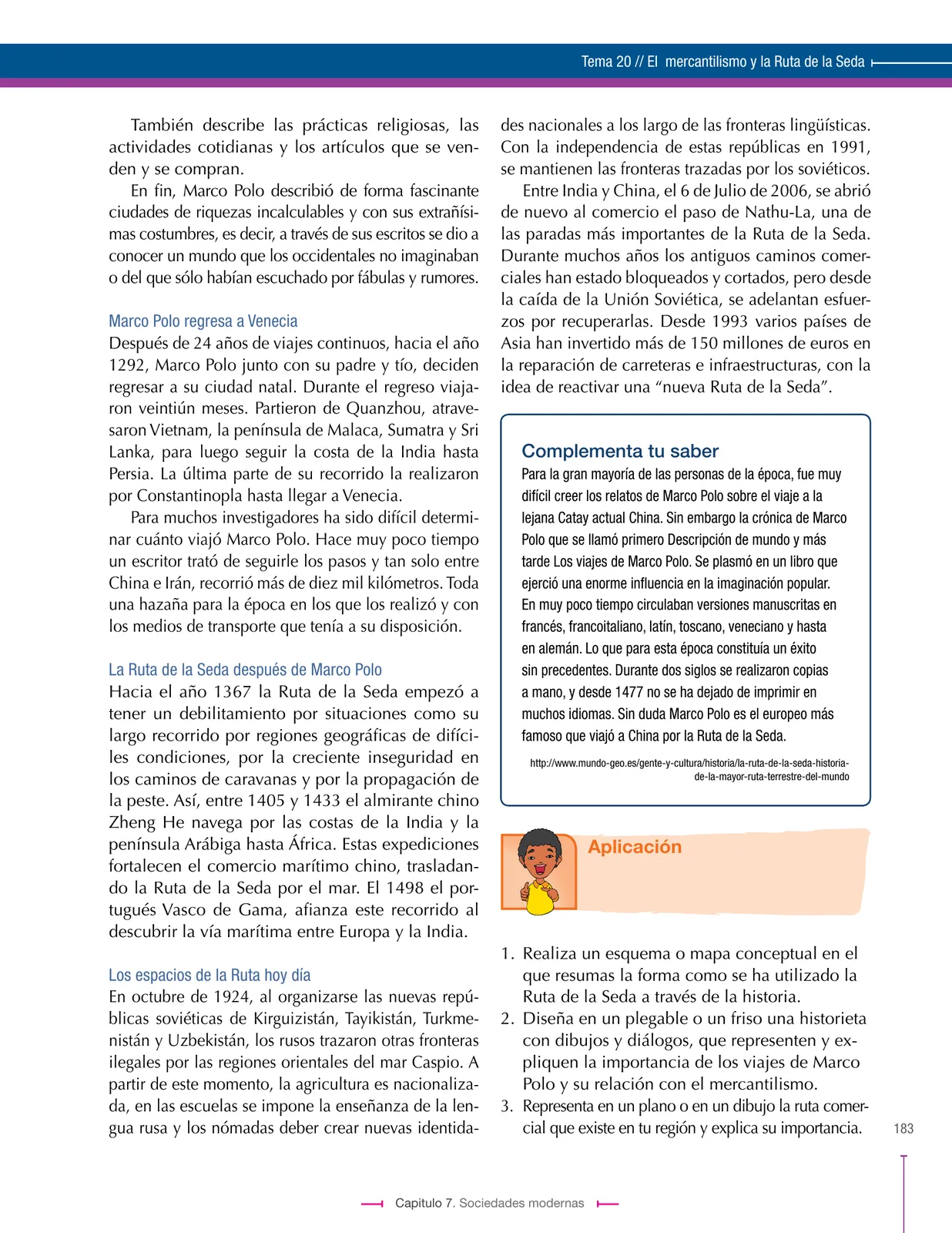 Miniatura página 183 de Ciencias Sociales 7° · Secundaria Activa
