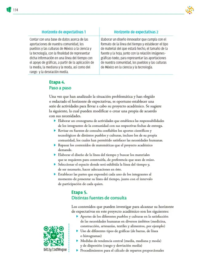 Página 115 de Colección Nanahuatzin. Nuestro libro de Proyectos. Tomo I. Libro de Educación Telesecundaria Grado 3° Ciclo Escolar 2025 - 2026