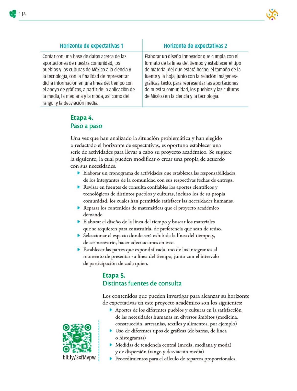 Miniatura página 115 de Colección Nanahuatzin. Nuestro libro de Proyectos. Tomo I.   Libro de Educación Telesecundaria Grado 3°  Ciclo Escolar 2025 - 2026