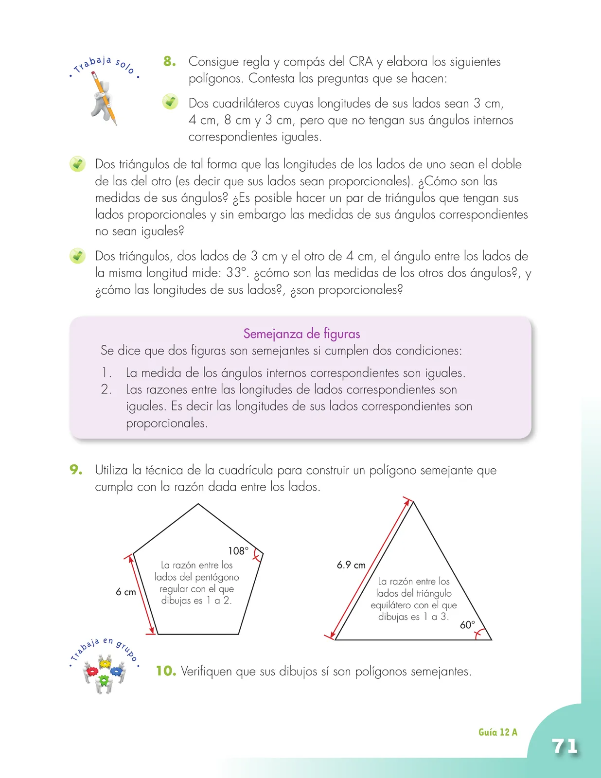 Página 71 de Matematica 5° · Cartilla 02