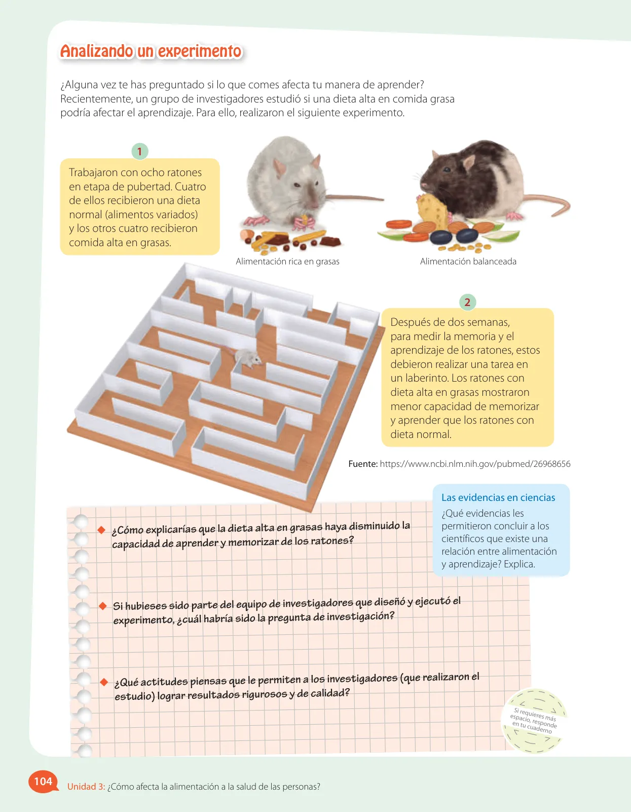 Página 58 de Libro de Ciencias Naturales – Quinto Básico | Texto del Estudiante MINEDUC – Descargar PDF · 2024