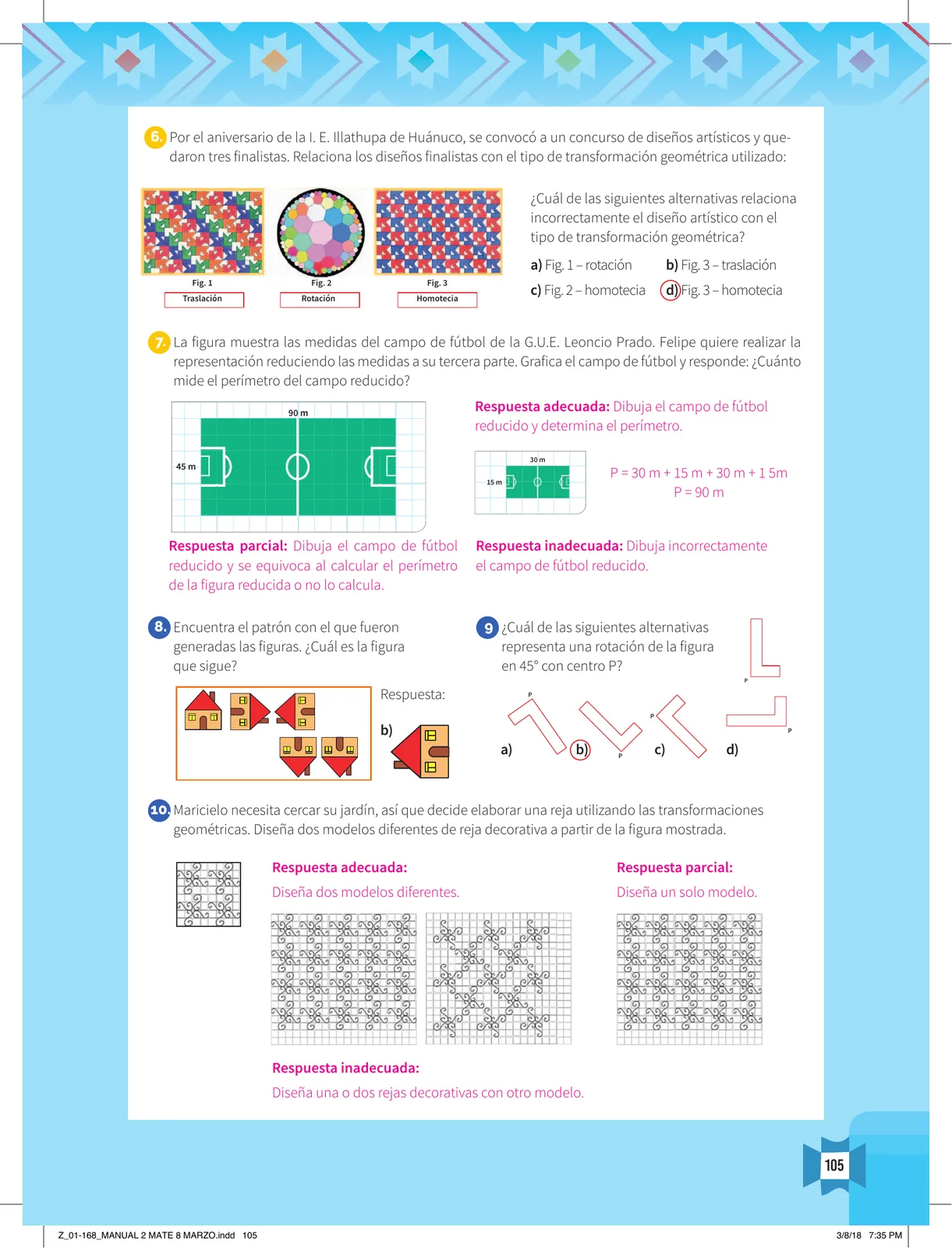Miniatura página 107 de Resolvamos problemas 2 : manual para el docente 2018 · 2018