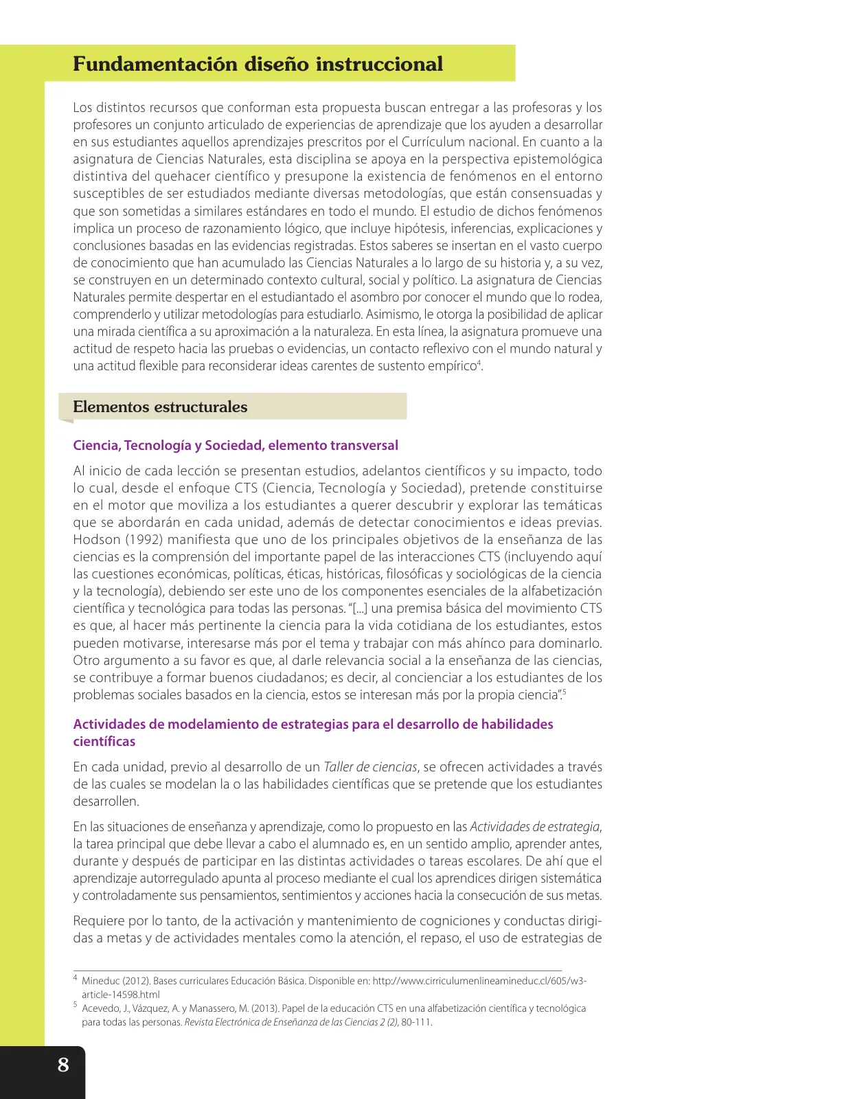 Página 9 de Libro de Ciencias Naturales – Quinto Básico | Texto del Estudiante MINEDUC – Descargar PDF · 2024