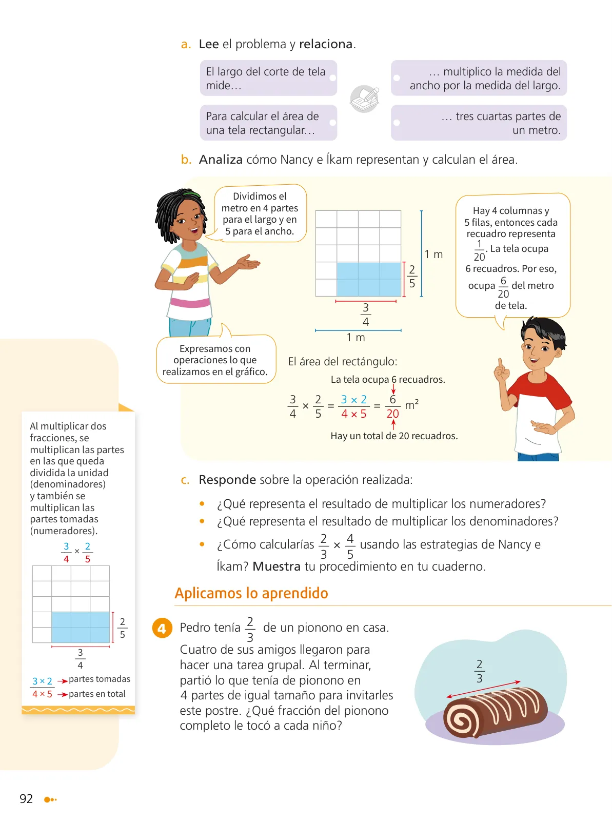 Página 94 de Texto de Matemática 5. Quinto grado de Primaria · 2024