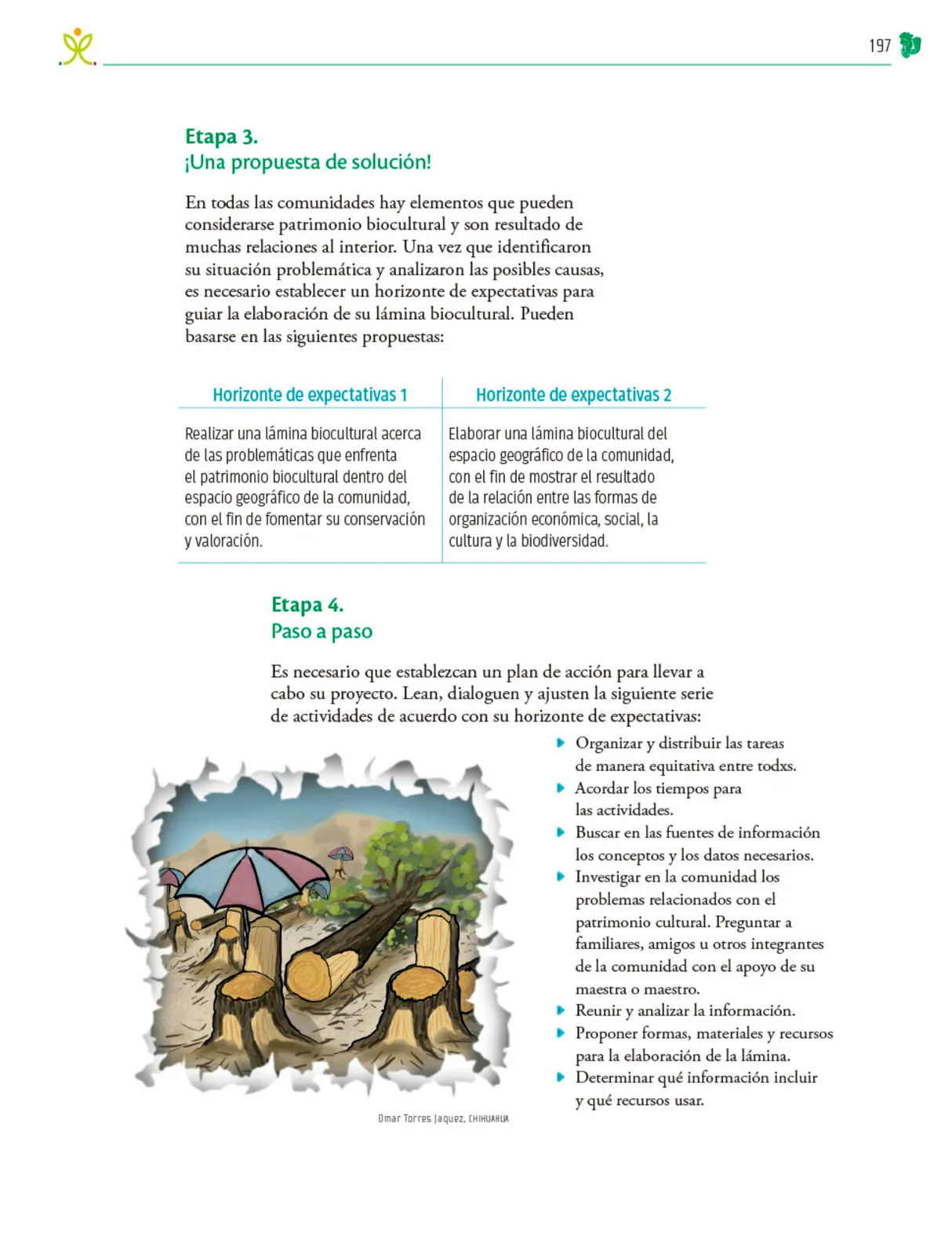Página 198 de Colección Ximhai. Nuestro libro de Proyectos. Tomo I. Libro de Educación Telesecundaria Grado 1° Ciclo Escolar 2025 - 2026
