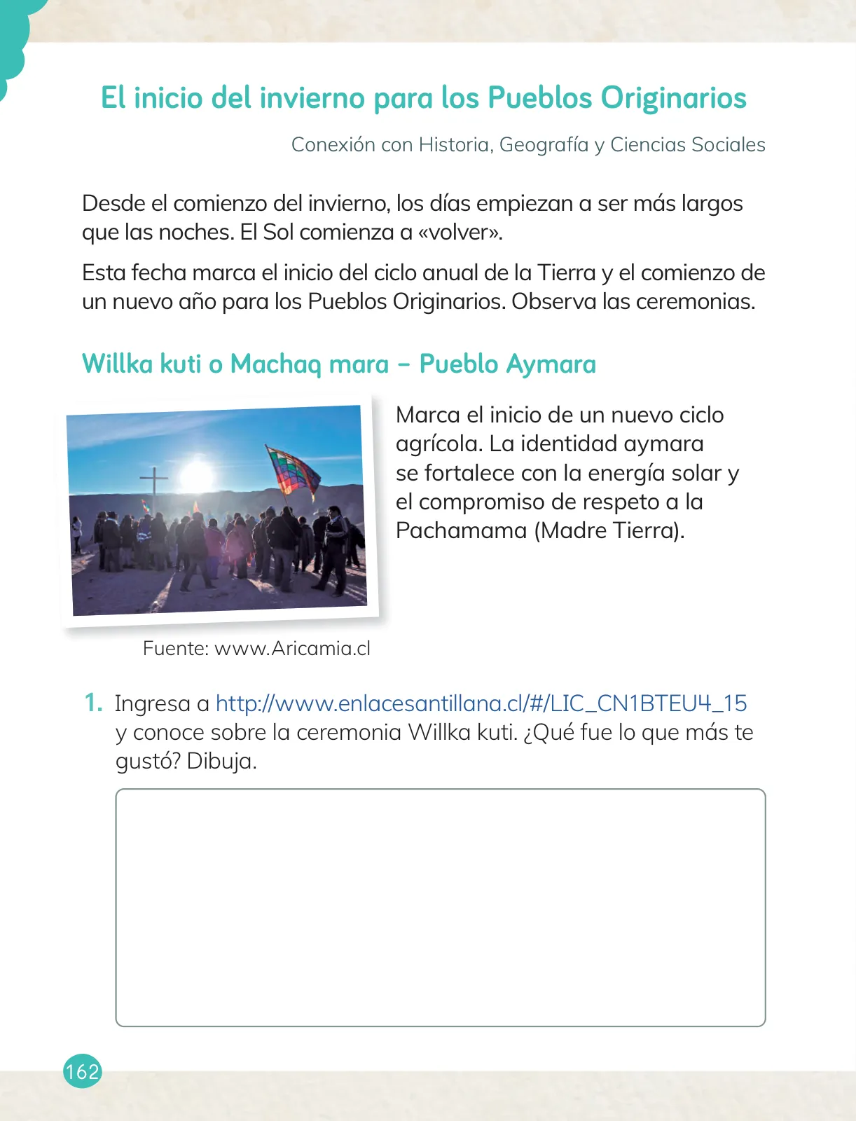 Página 164 de Ciencias Naturales – Primero Básico | Texto del Estudiante (MINEDUC) – Descargar PDF · 2024