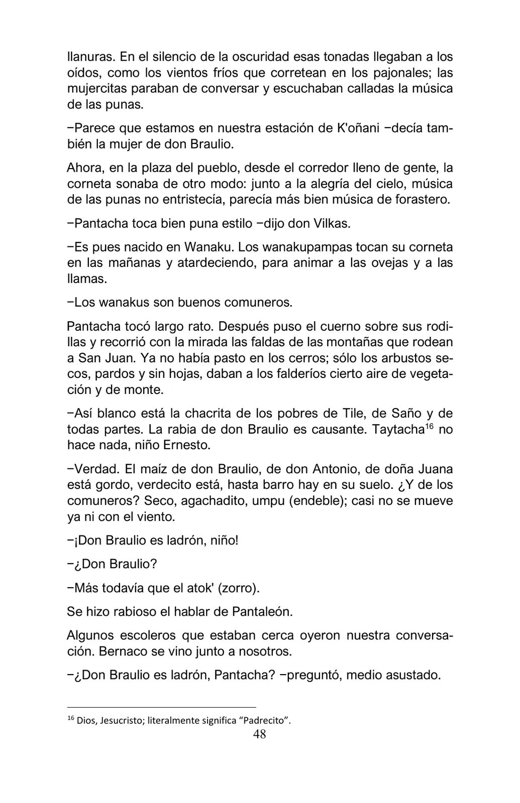 Miniatura página 48 de Arguedas, entre el fuego y el amor : textos seleccionados para estudiantes de Educación Básica · 2021
