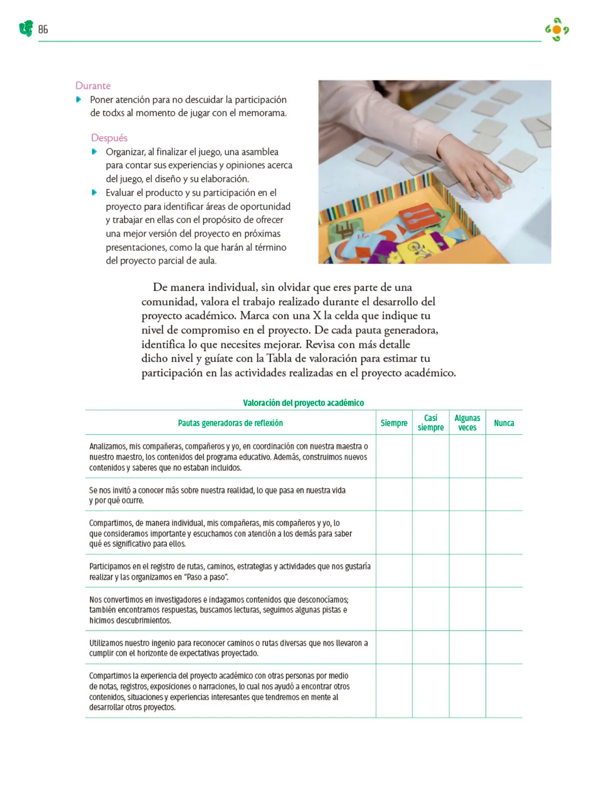 Miniatura página 87 de Colección Ximhai. Nuestro libro de Proyectos.  Tomo II.   Libro de Educación Telesecundaria Grado 1°  Ciclo Escolar 2025 - 2026