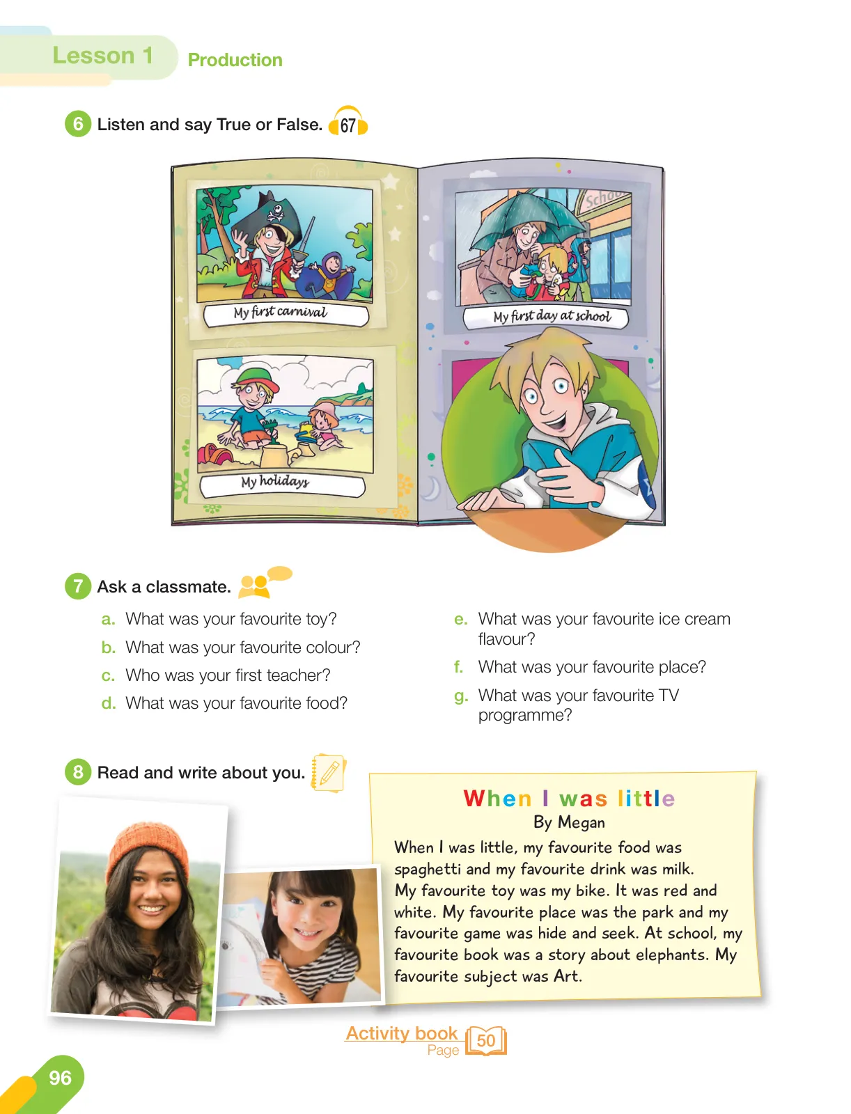 Página 98 de Inglés – Quinto Básico | Texto del Estudiante MINEDUC – Descargar PDF · 2024