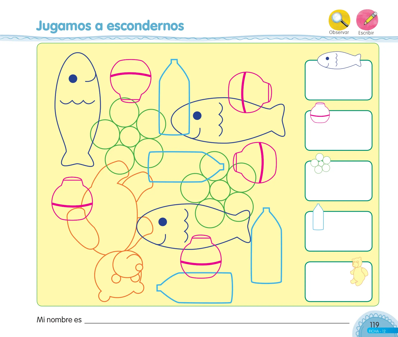 Miniatura página 121 de Aprendemos jugando : cuaderno de trabajo para niños y niñas de 4 años · 2017
