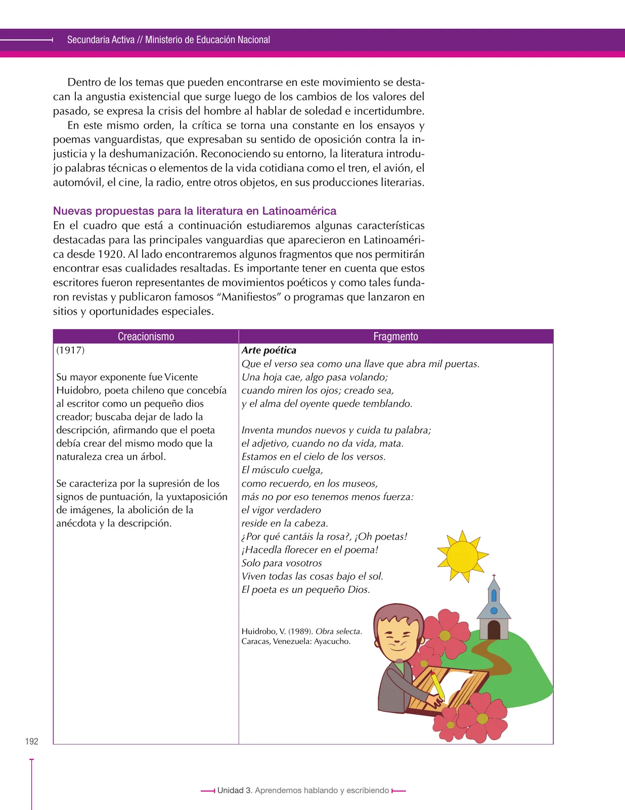 Miniatura página 192 de Lenguaje 9° · Secundaria Activa