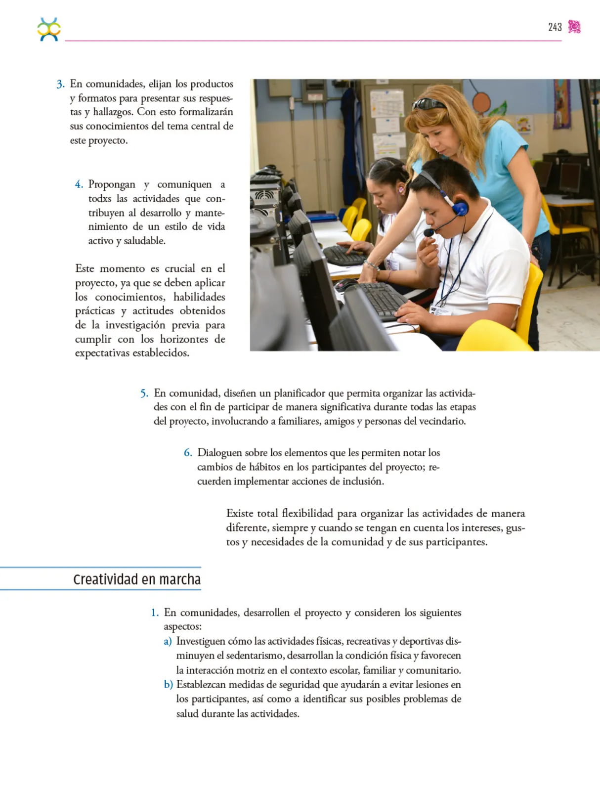 Miniatura página 244 de Colección Nanahuatzin. Nuestro libro de proyectos.   Libro de Educación Secundaria Grado 3°  Ciclo Escolar 2025 - 2026
