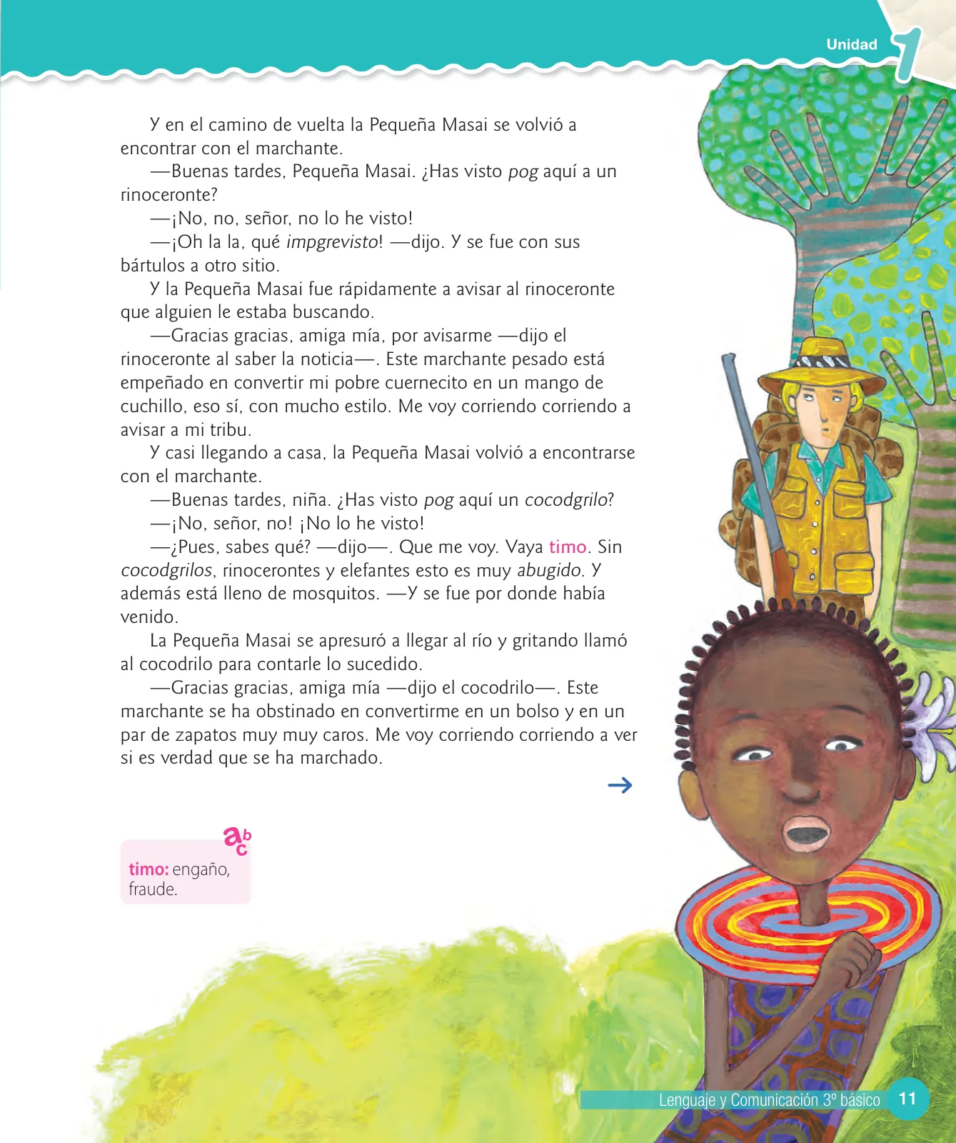 Página 13 de Lenguaje y Comunicación – Tercero Básico | Texto del Estudiante MINEDUC – Descargar PDF · 2024