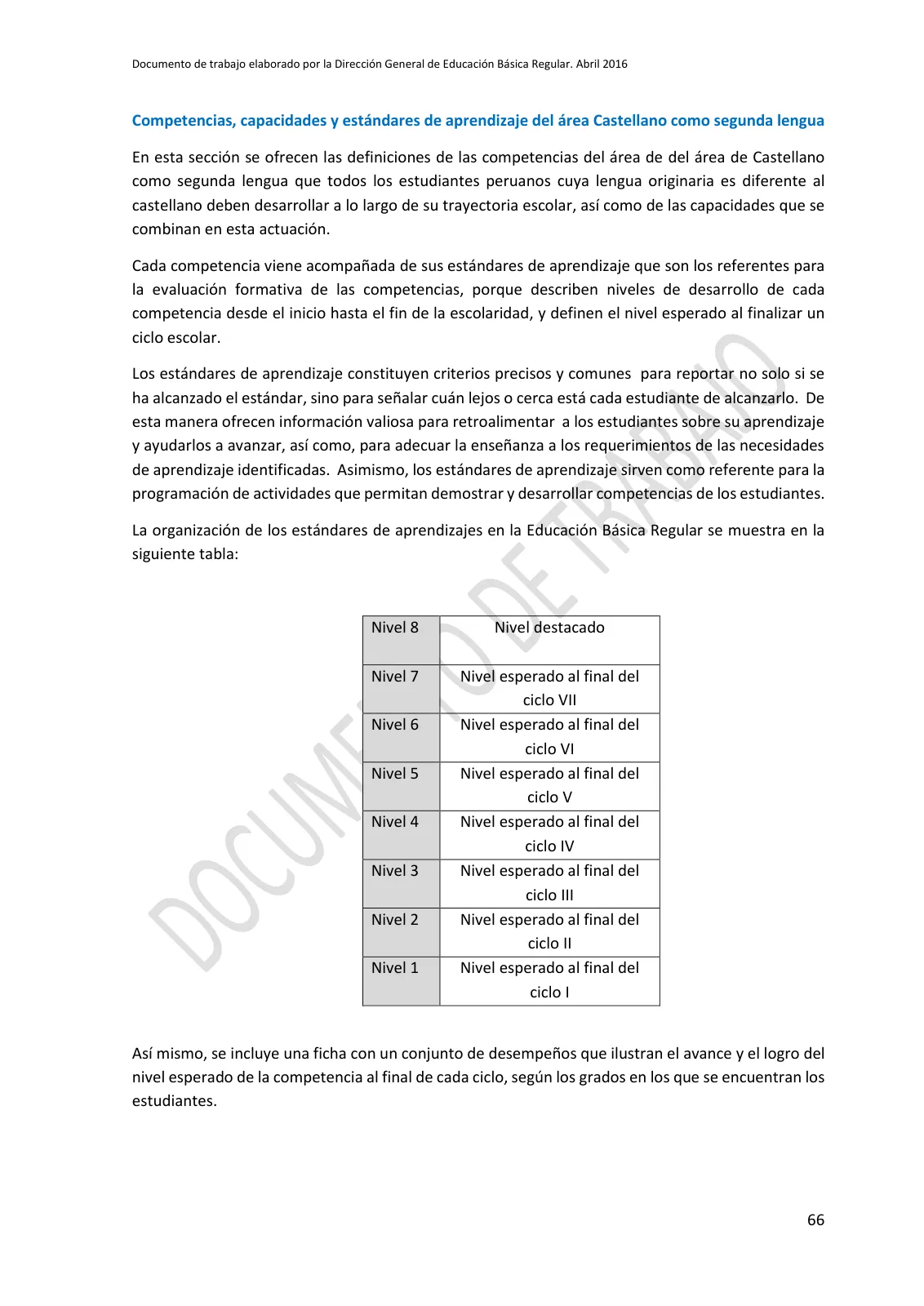 Página 66 de Programa curricular de Educación Inicial · 2016