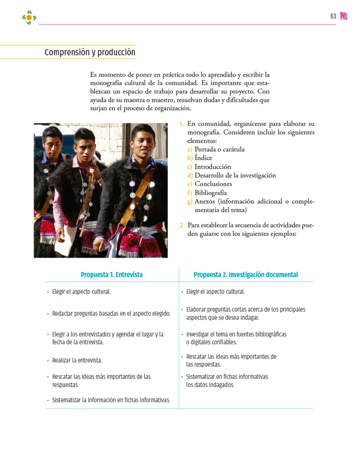 Miniatura página 64 de Colección Sk´asolil. Nuestro libro de proyectos.   Libro de Educación Secundaria Grado 2°  Ciclo Escolar 2025 - 2026