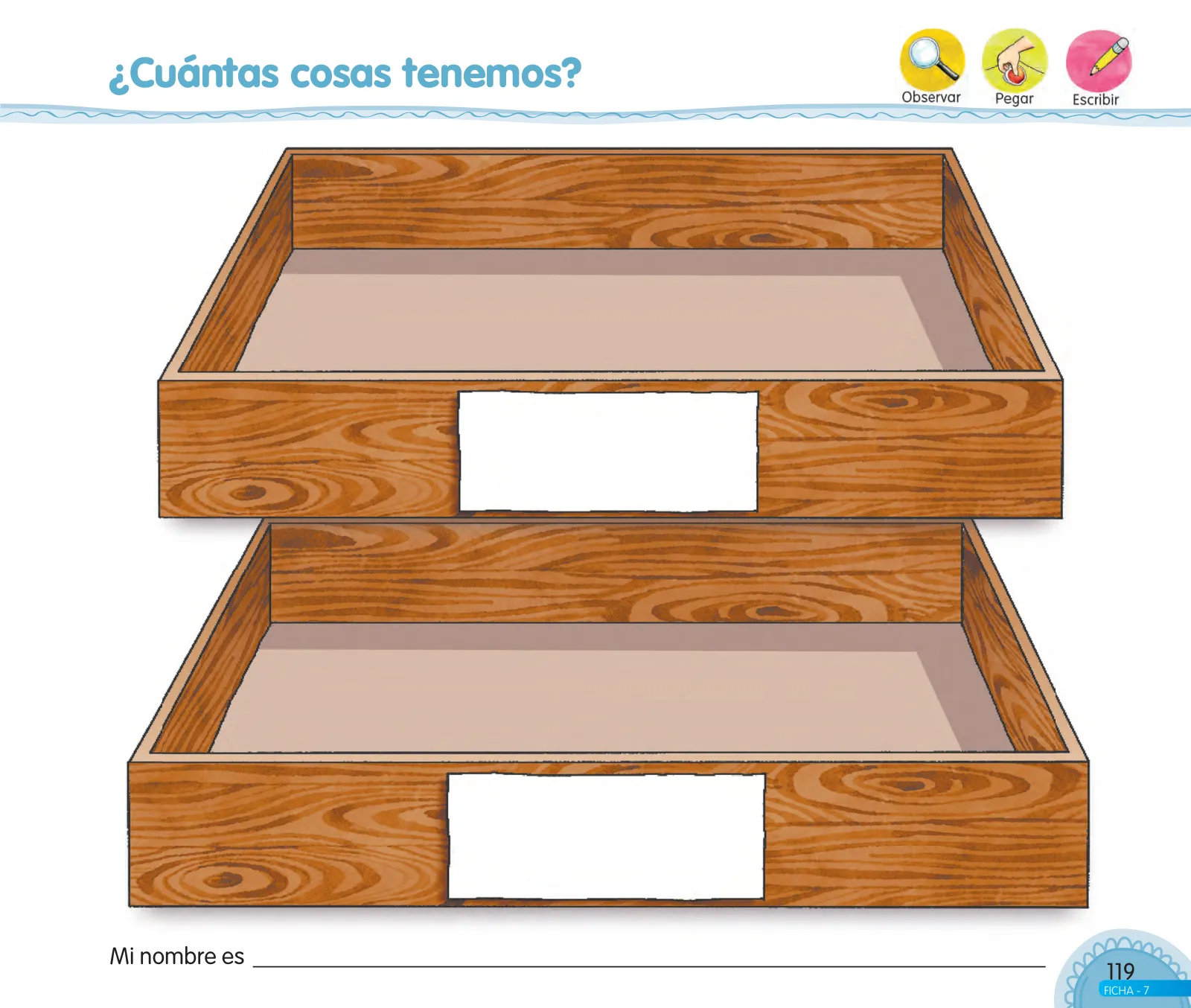 Miniatura página 121 de Aprendemos jugando : cuaderno de trabajo, 5 años · 2016