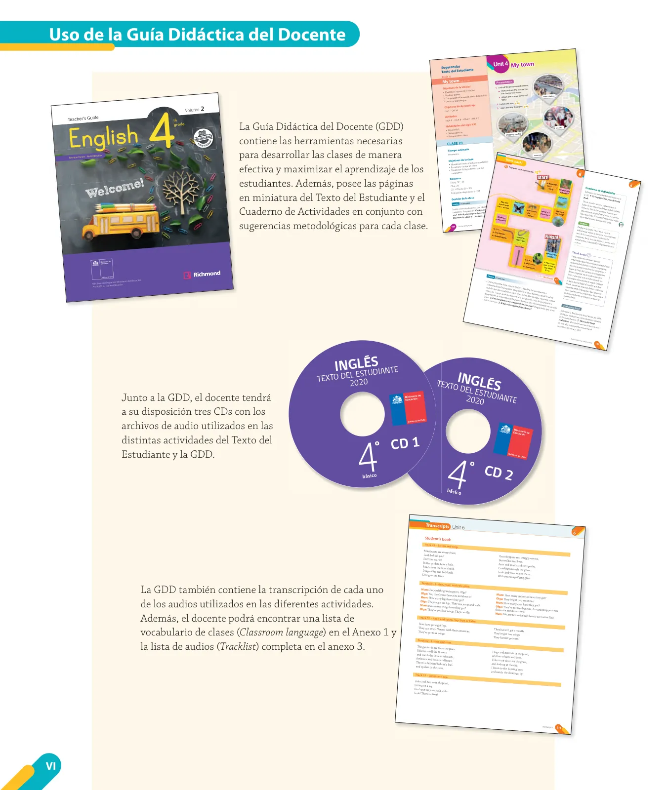 Página 8 de Inglés – Cuarto Básico | Texto del Estudiante MINEDUC – Descargar PDF · 2024