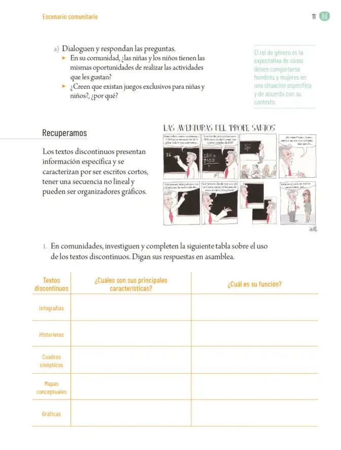Página 14 de Proyectos Comunitarios. Libro de Educación Primaria Grado 6° Ciclo Escolar 2025 - 2026