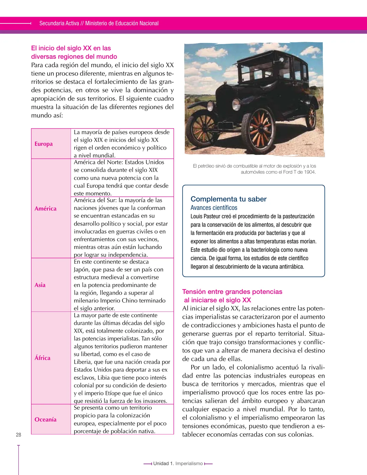 Página 28 de Ciencias Sociales 9° · Secundaria Activa