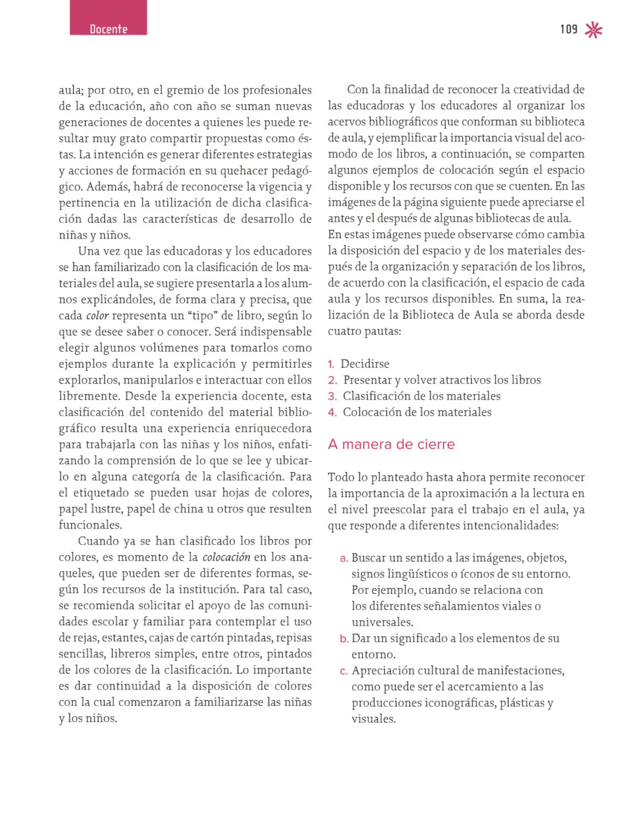 Página 110 de Un libro sin recetas para la maestra y el maestro. Fase 2 Libro de Educación Preescolar Grado 1°, 2°, 3° Ciclo Escolar 2025 - 2026